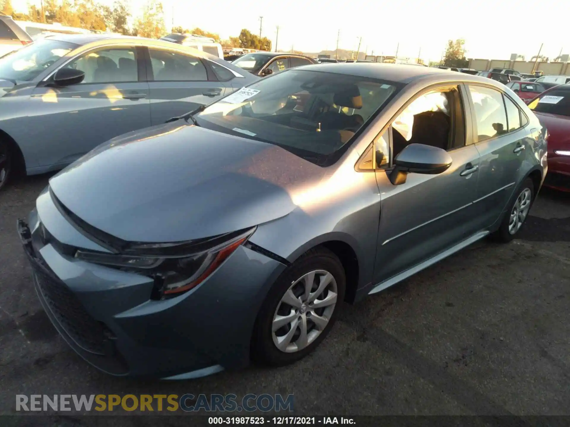 2 Photograph of a damaged car JTDEPMAE9MJ169808 TOYOTA COROLLA 2021