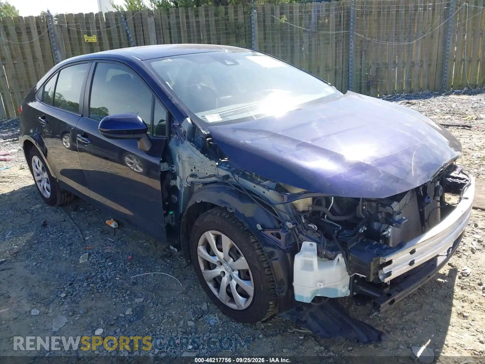 1 Photograph of a damaged car JTDEPMAE9MJ170392 TOYOTA COROLLA 2021