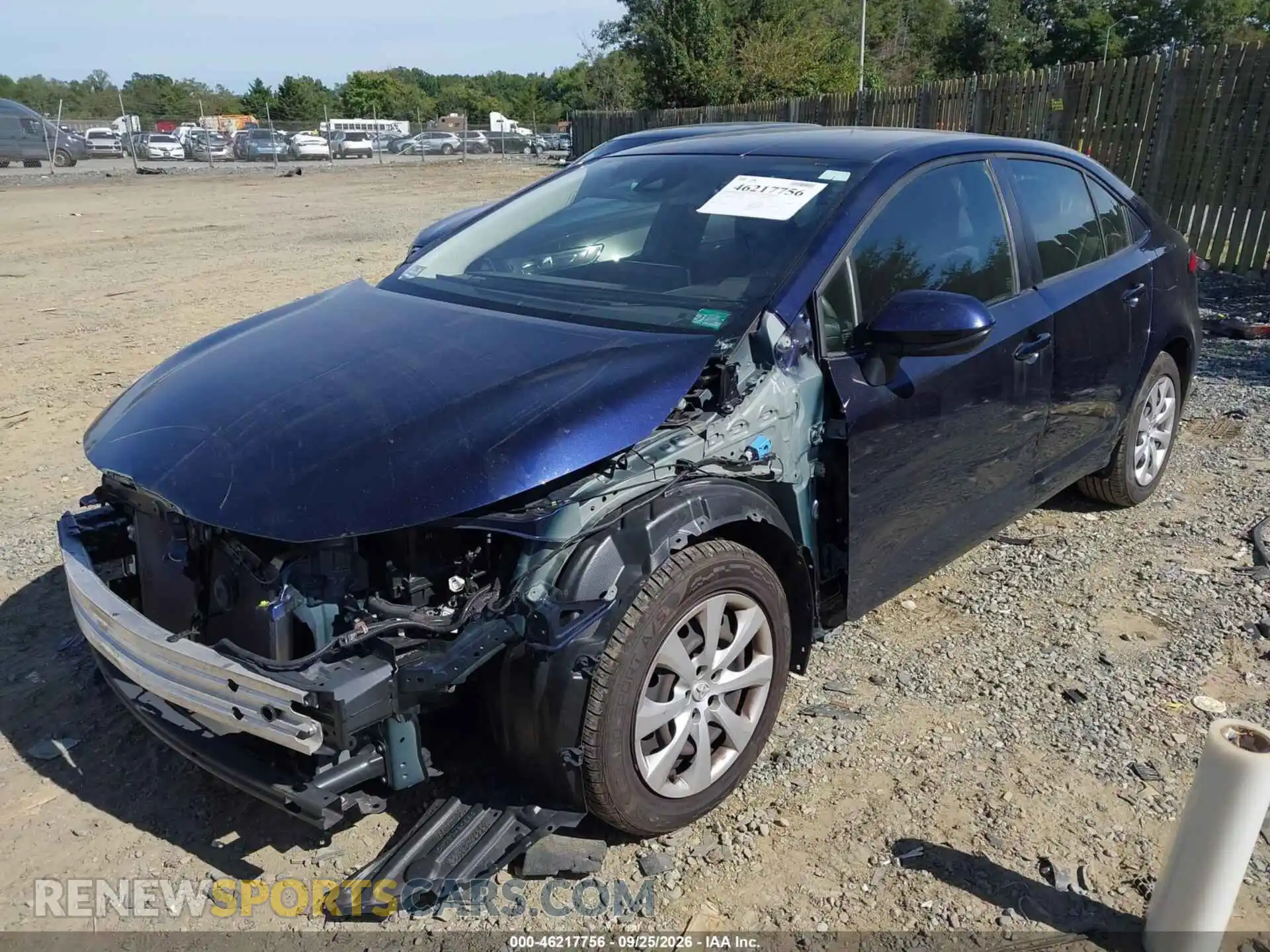 2 Photograph of a damaged car JTDEPMAE9MJ170392 TOYOTA COROLLA 2021