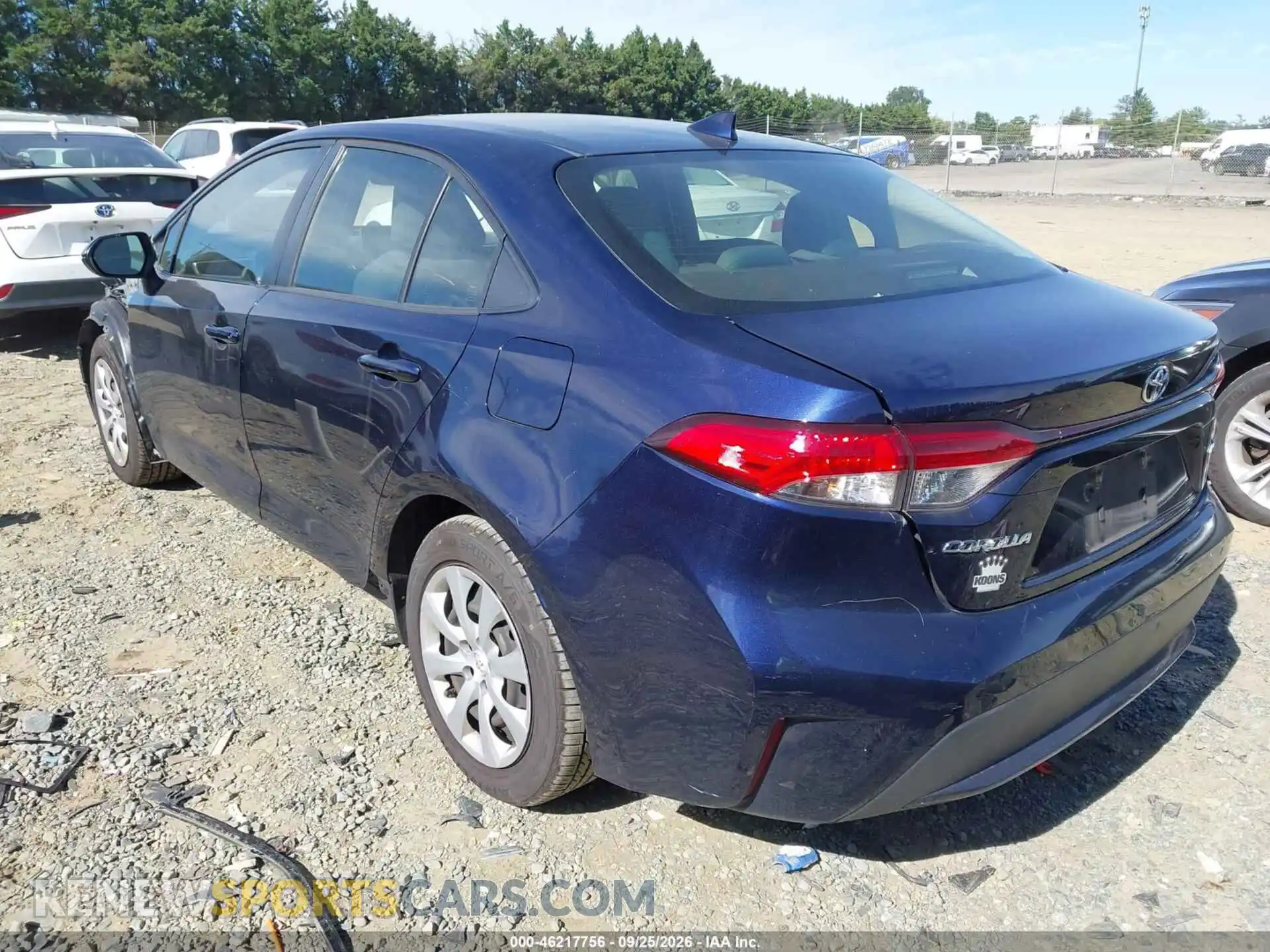 3 Photograph of a damaged car JTDEPMAE9MJ170392 TOYOTA COROLLA 2021