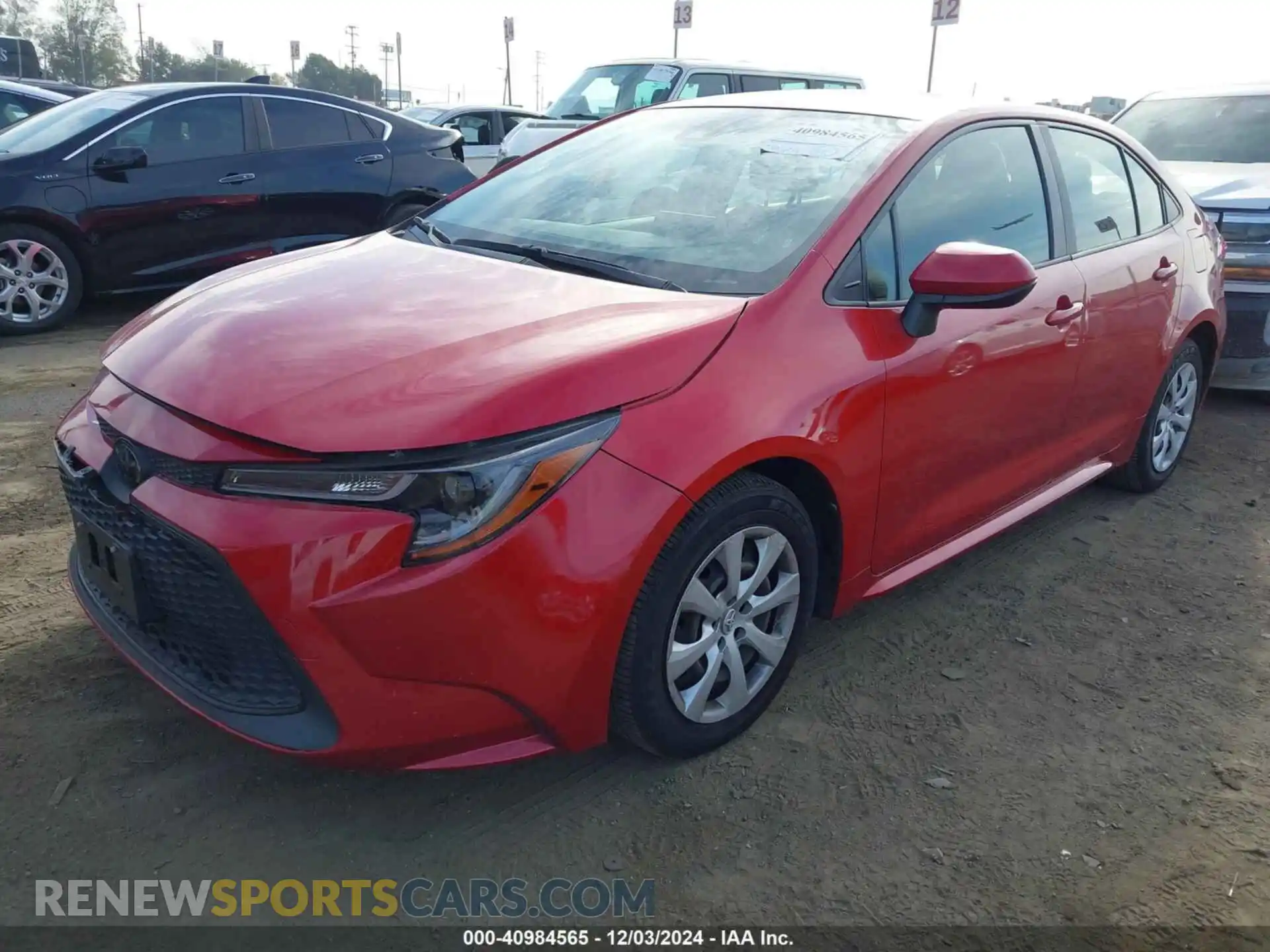 2 Photograph of a damaged car JTDEPMAE9MJ171512 TOYOTA COROLLA 2021