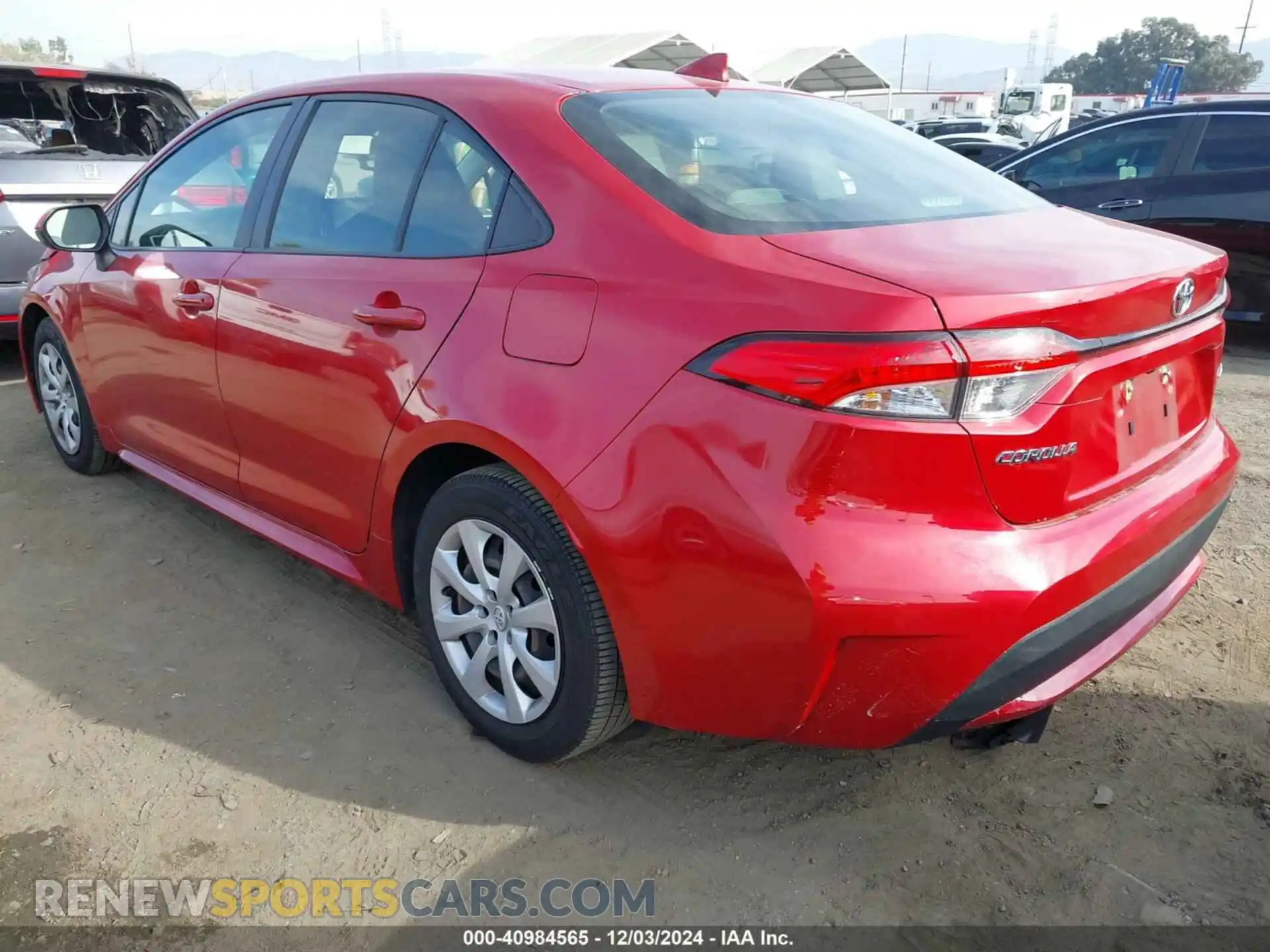 3 Photograph of a damaged car JTDEPMAE9MJ171512 TOYOTA COROLLA 2021