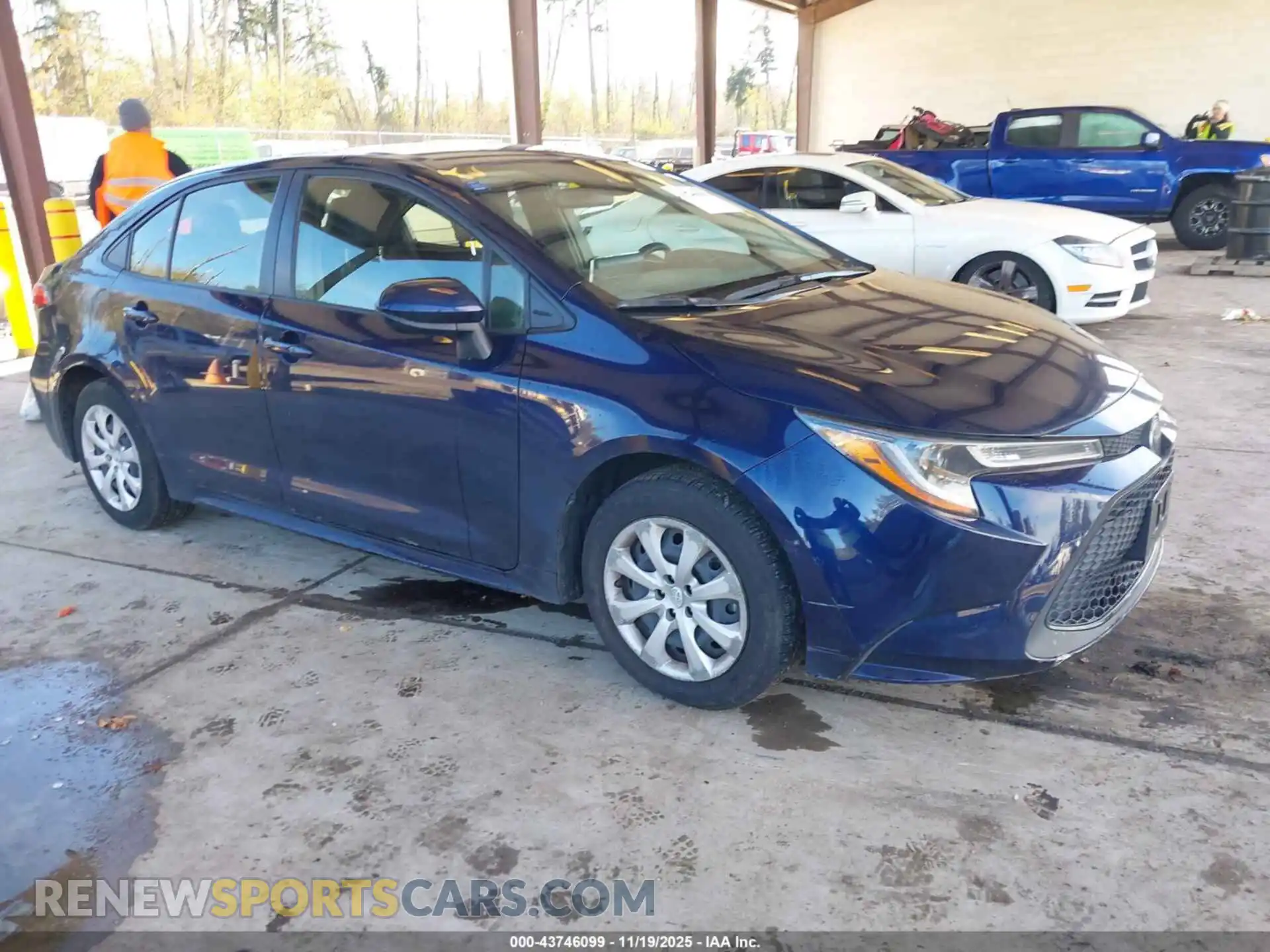1 Photograph of a damaged car JTDEPMAE9MJ171980 TOYOTA COROLLA 2021
