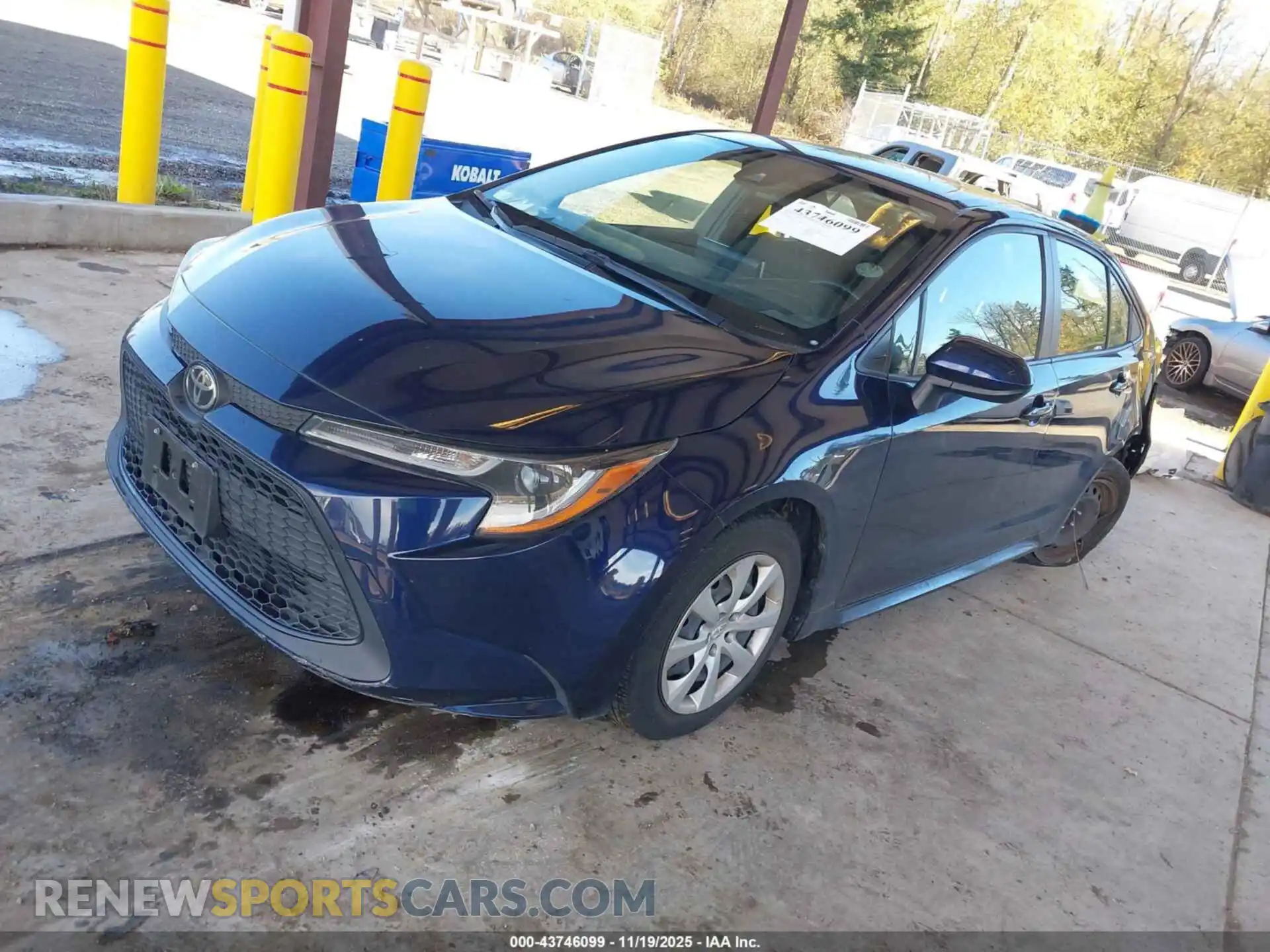 2 Photograph of a damaged car JTDEPMAE9MJ171980 TOYOTA COROLLA 2021