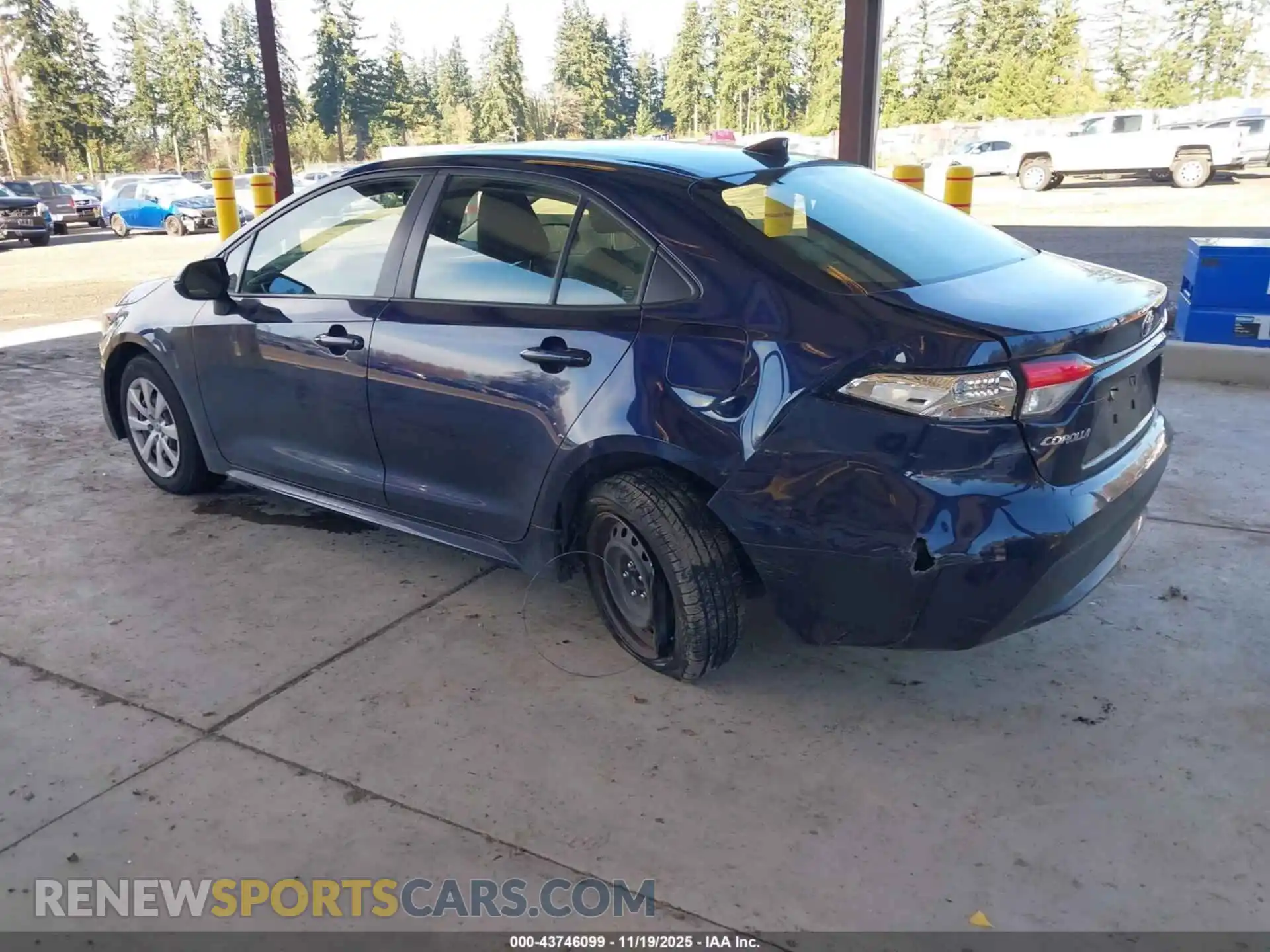 3 Photograph of a damaged car JTDEPMAE9MJ171980 TOYOTA COROLLA 2021