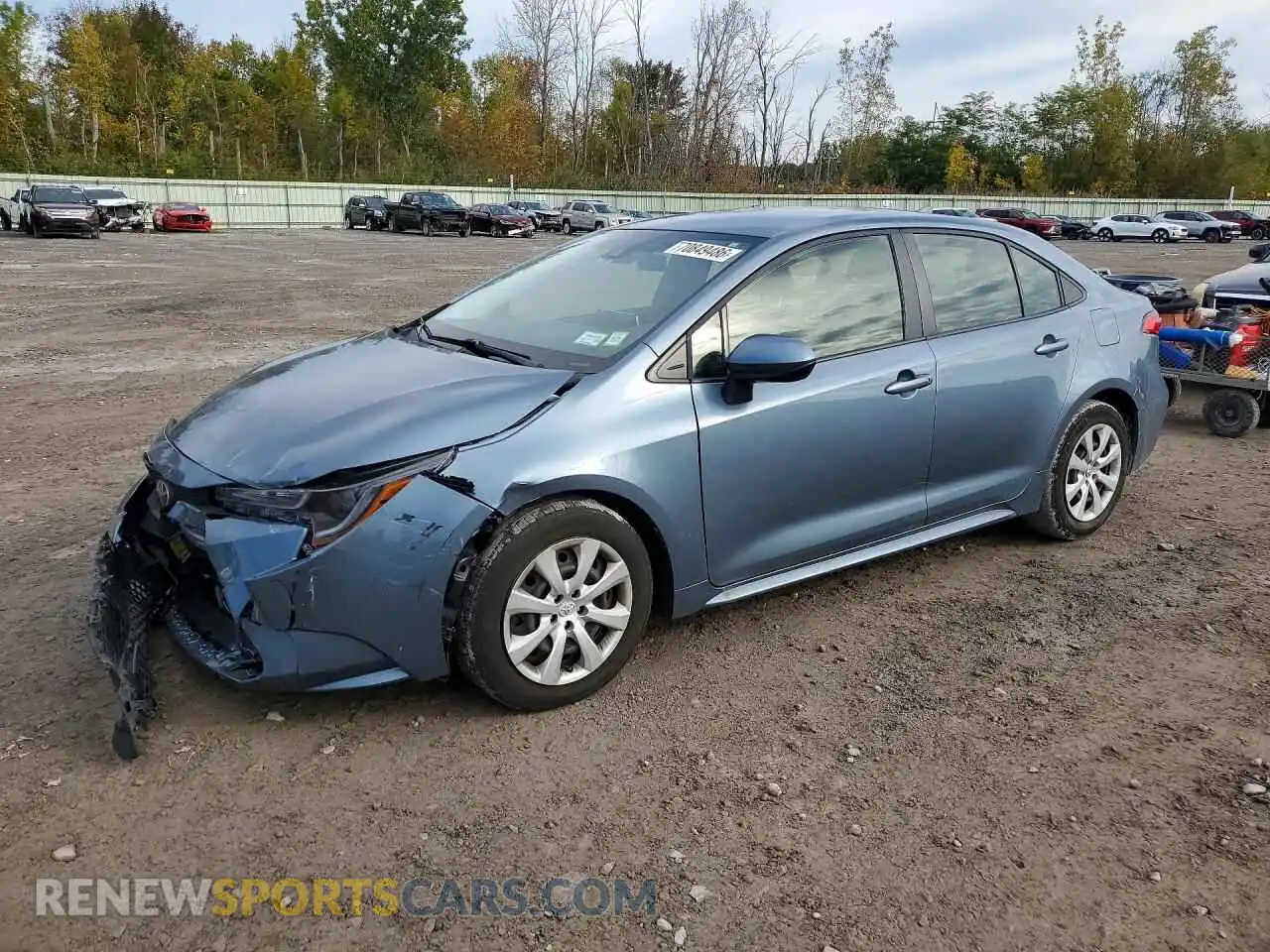 1 Photograph of a damaged car JTDEPMAE9MJ172529 TOYOTA COROLLA 2021
