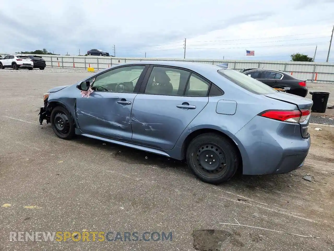 2 Photograph of a damaged car JTDEPMAE9MJ174121 TOYOTA COROLLA 2021