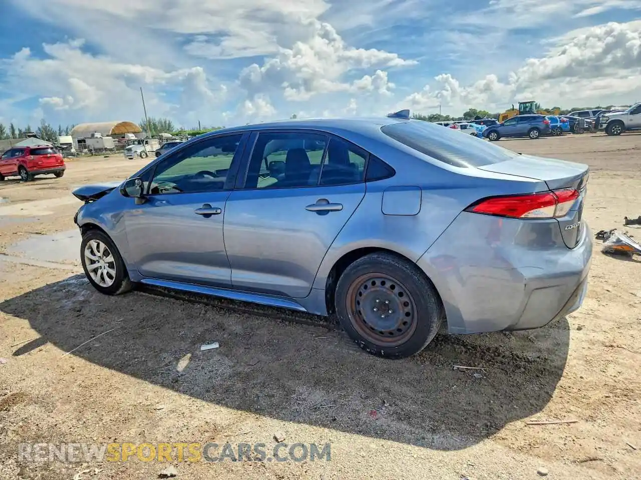 2 Photograph of a damaged car JTDEPMAE9MJ174460 TOYOTA COROLLA 2021