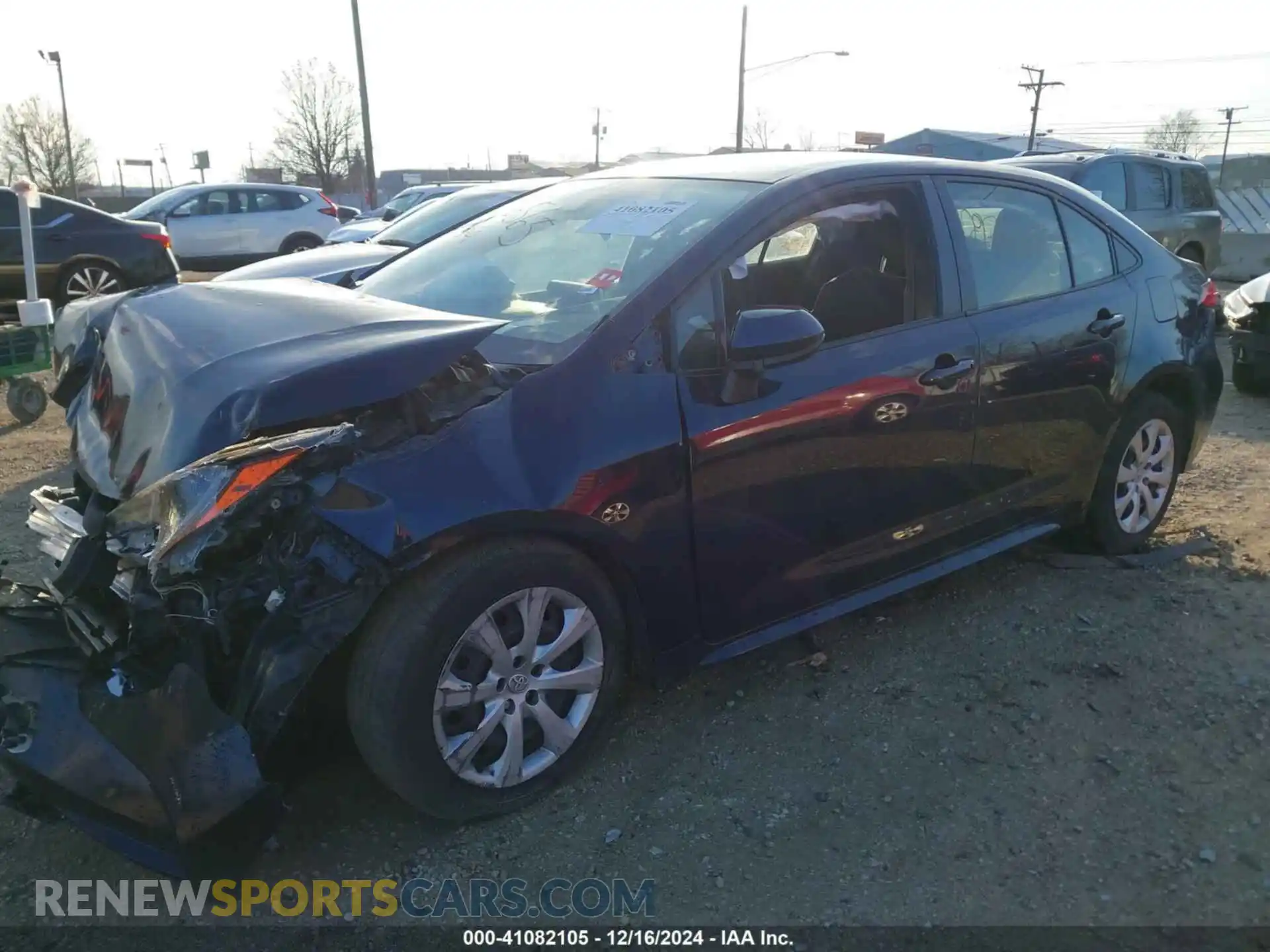 2 Photograph of a damaged car JTDEPMAE9MJ174698 TOYOTA COROLLA 2021