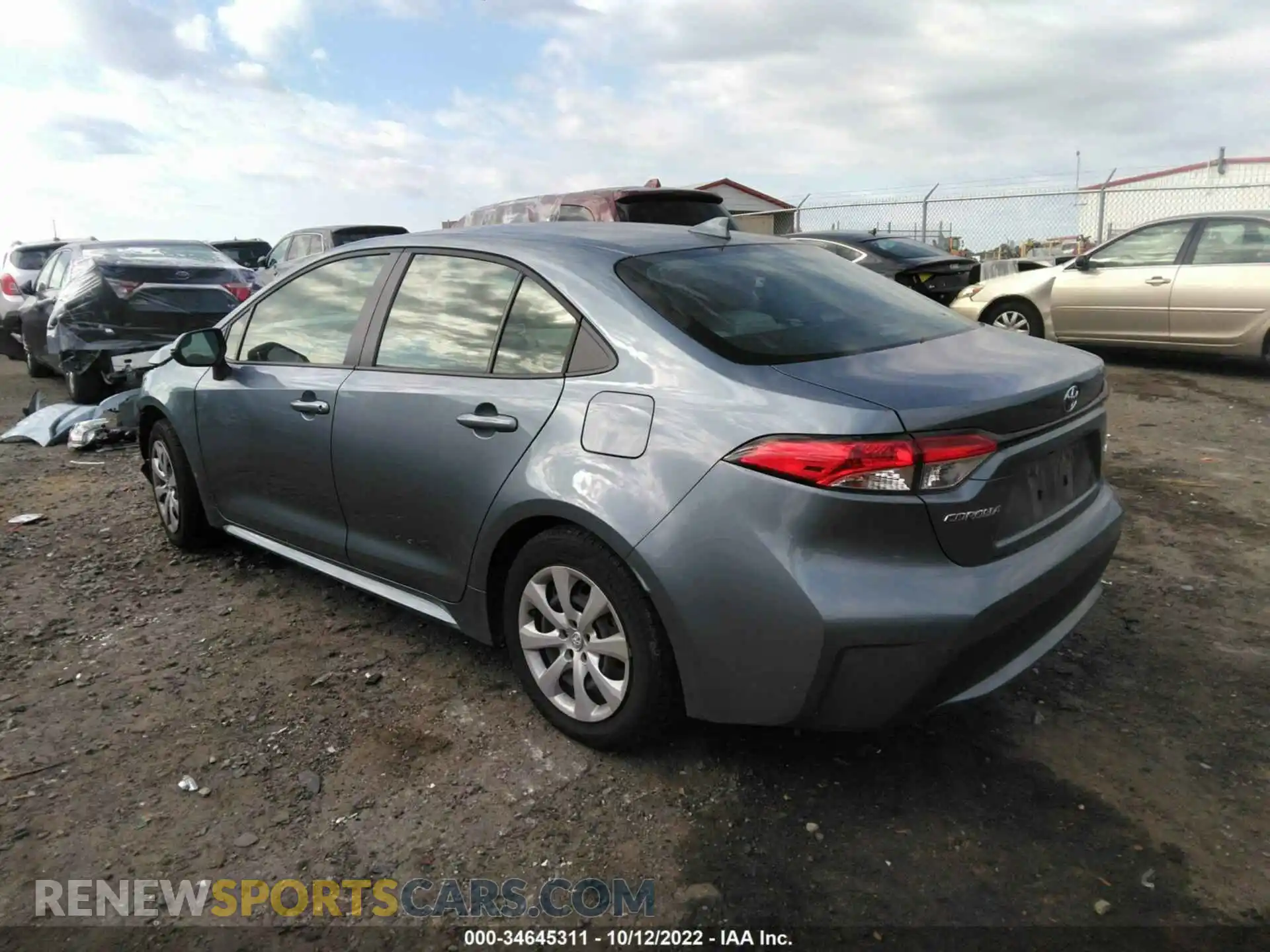 3 Photograph of a damaged car JTDEPMAE9MJ175995 TOYOTA COROLLA 2021