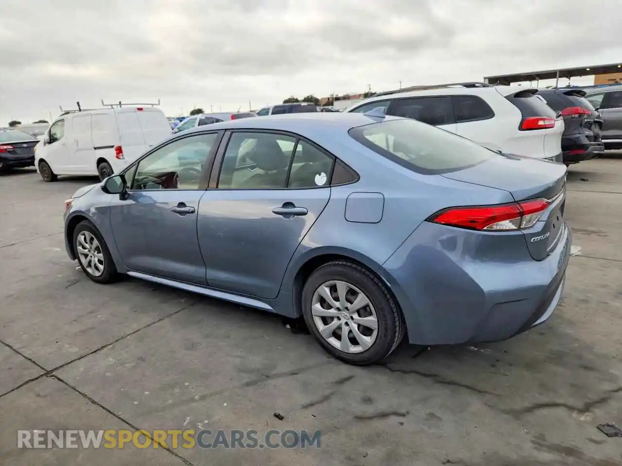 2 Фотография поврежденного автомобиля JTDEPMAE9MJ176497 TOYOTA COROLLA 2021