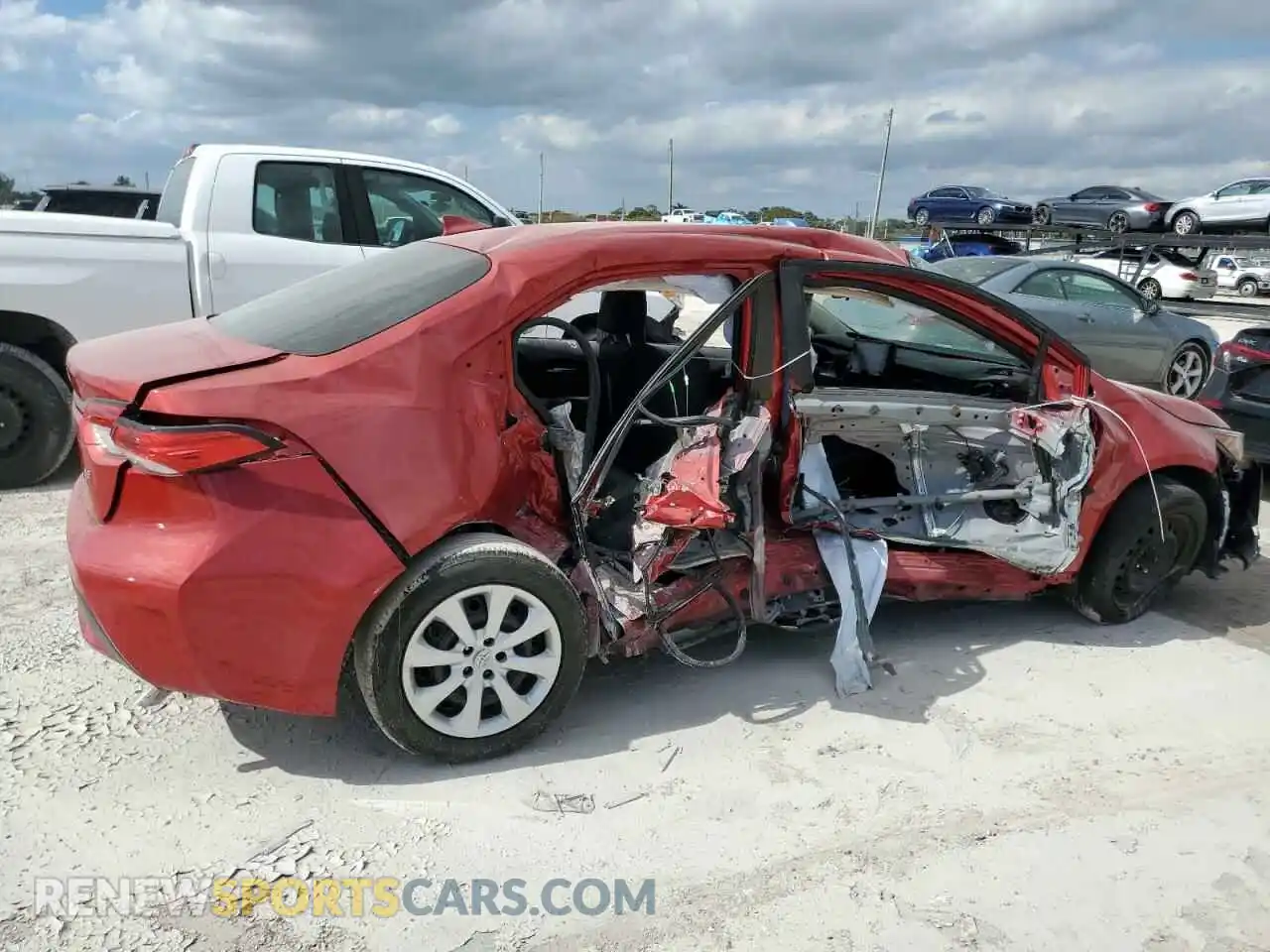 3 Photograph of a damaged car JTDEPMAE9MJ177813 TOYOTA COROLLA 2021