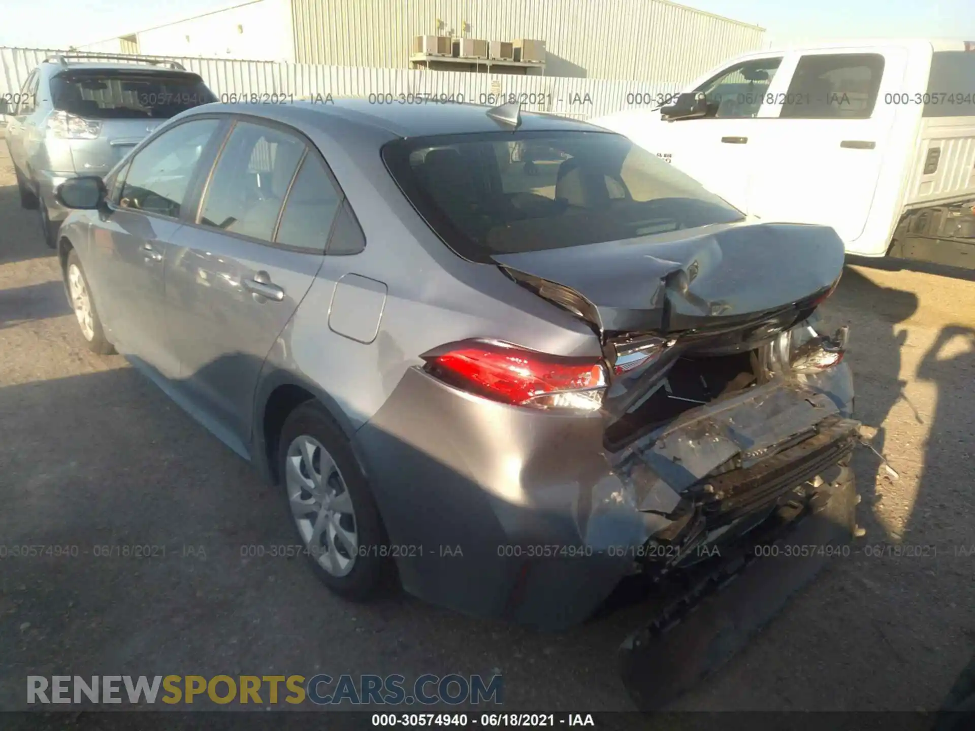 3 Photograph of a damaged car JTDEPMAE9MJ179528 TOYOTA COROLLA 2021