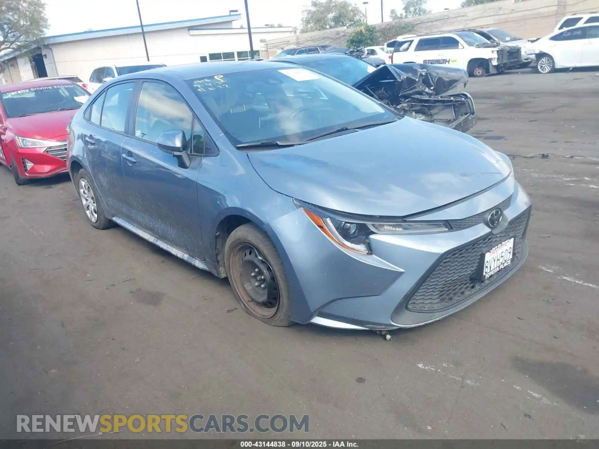 1 Photograph of a damaged car JTDEPMAE9MJ179562 TOYOTA COROLLA 2021