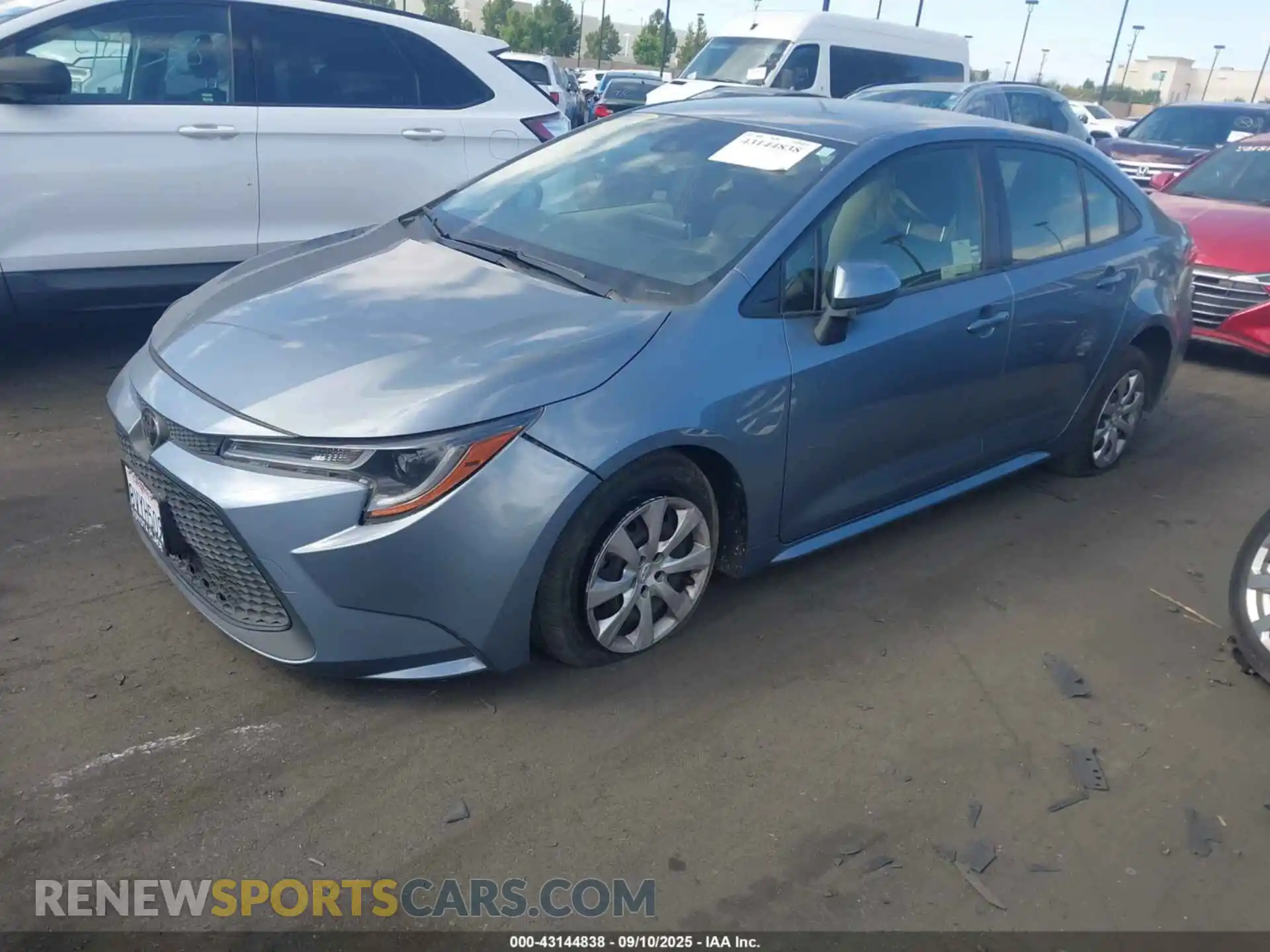 2 Photograph of a damaged car JTDEPMAE9MJ179562 TOYOTA COROLLA 2021
