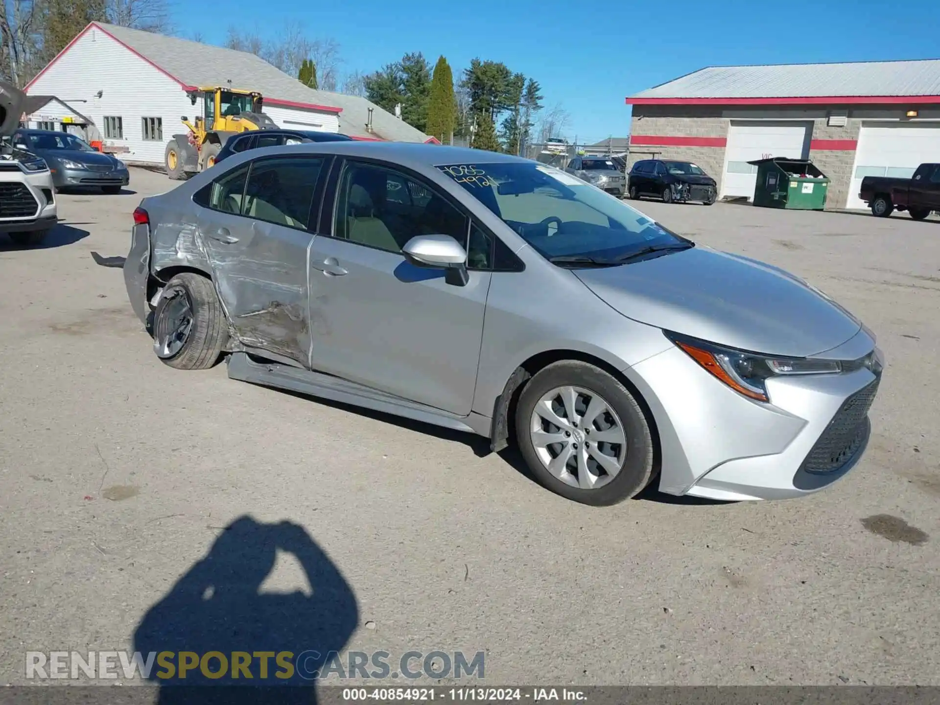 1 Photograph of a damaged car JTDEPMAE9MJ180856 TOYOTA COROLLA 2021