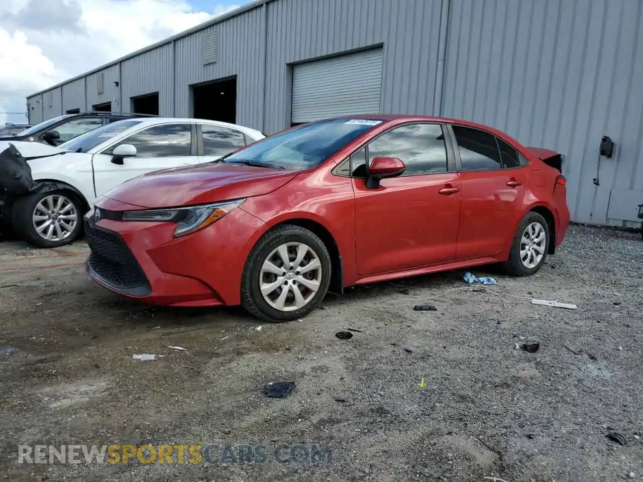 1 Photograph of a damaged car JTDEPMAE9MJ185880 TOYOTA COROLLA 2021