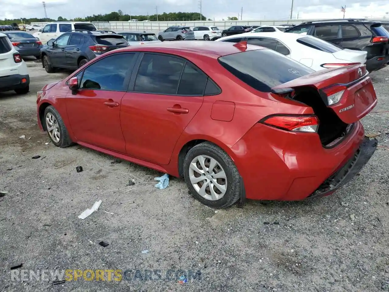 2 Photograph of a damaged car JTDEPMAE9MJ185880 TOYOTA COROLLA 2021