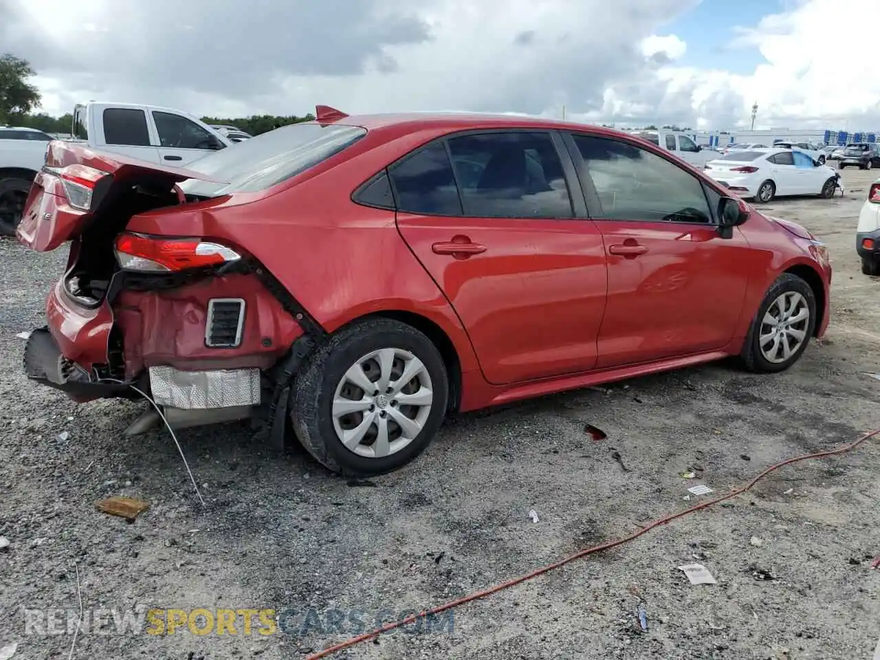 3 Photograph of a damaged car JTDEPMAE9MJ185880 TOYOTA COROLLA 2021