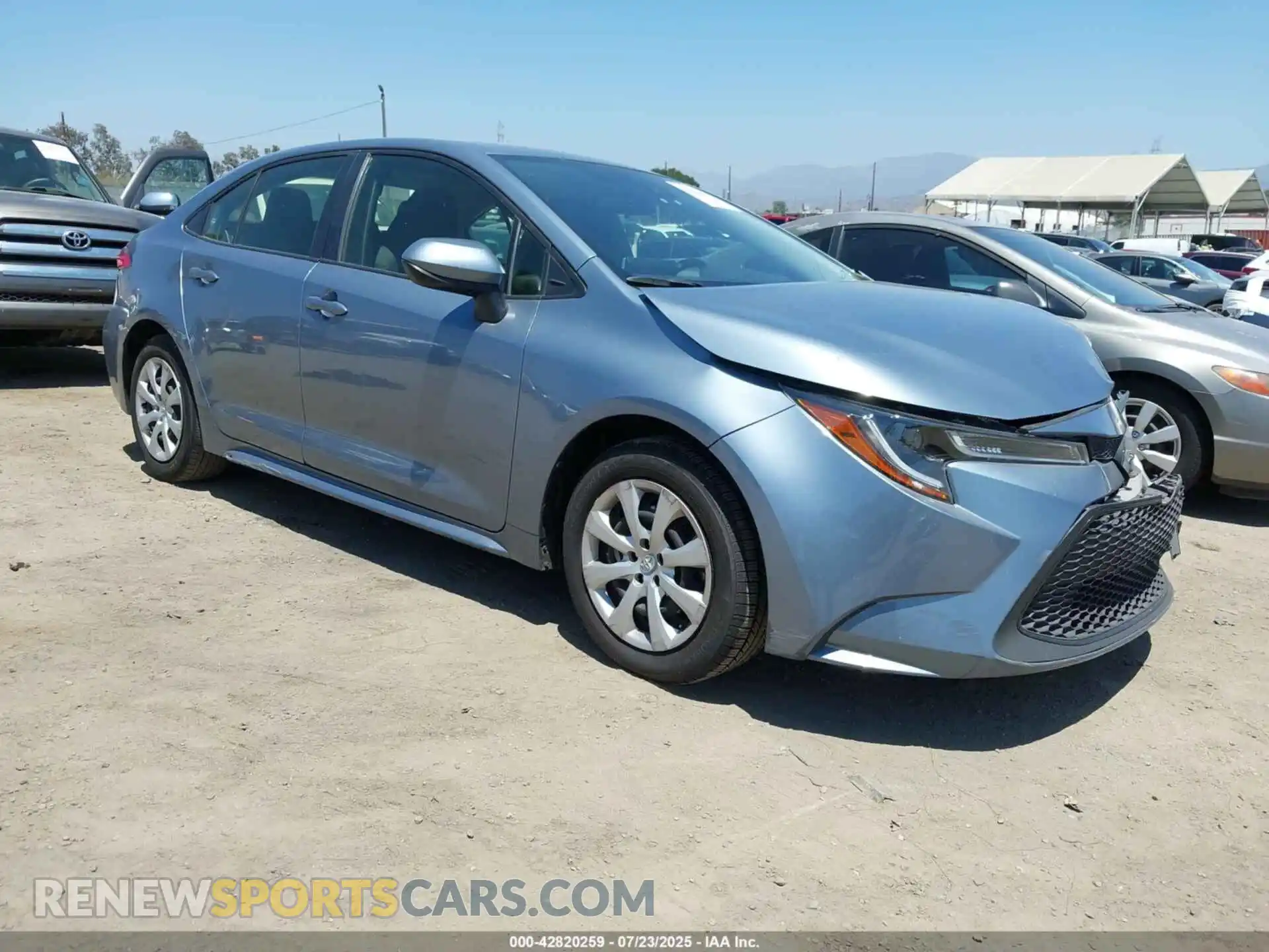 1 Photograph of a damaged car JTDEPMAE9MJ187404 TOYOTA COROLLA 2021