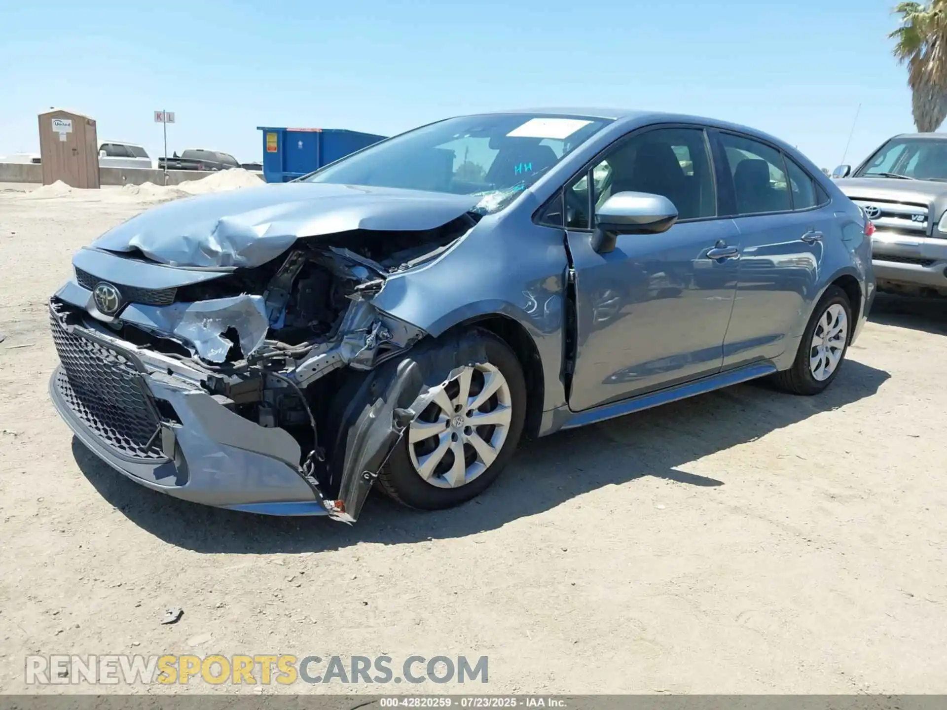 2 Photograph of a damaged car JTDEPMAE9MJ187404 TOYOTA COROLLA 2021