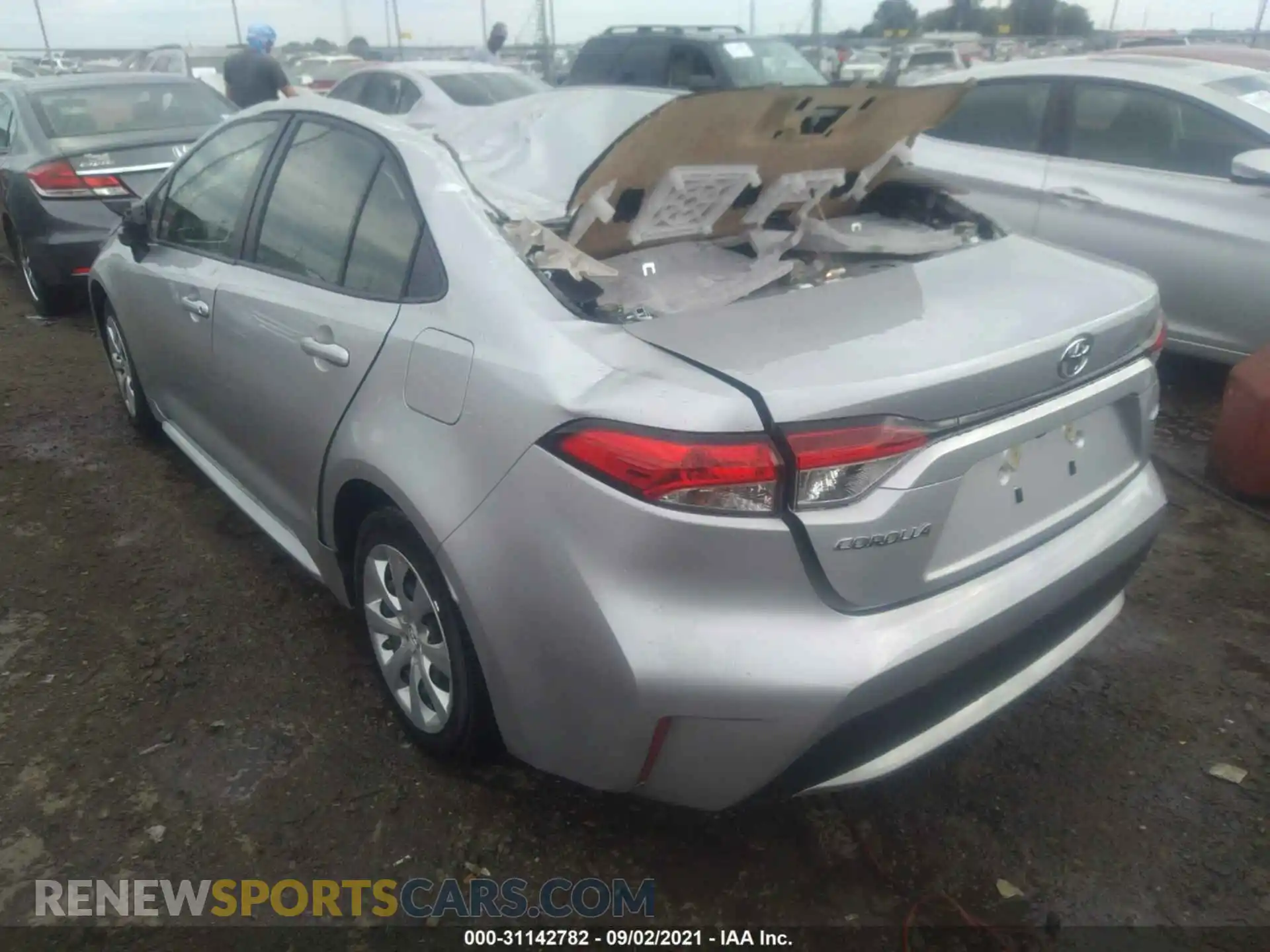 3 Photograph of a damaged car JTDEPMAE9MJ187631 TOYOTA COROLLA 2021