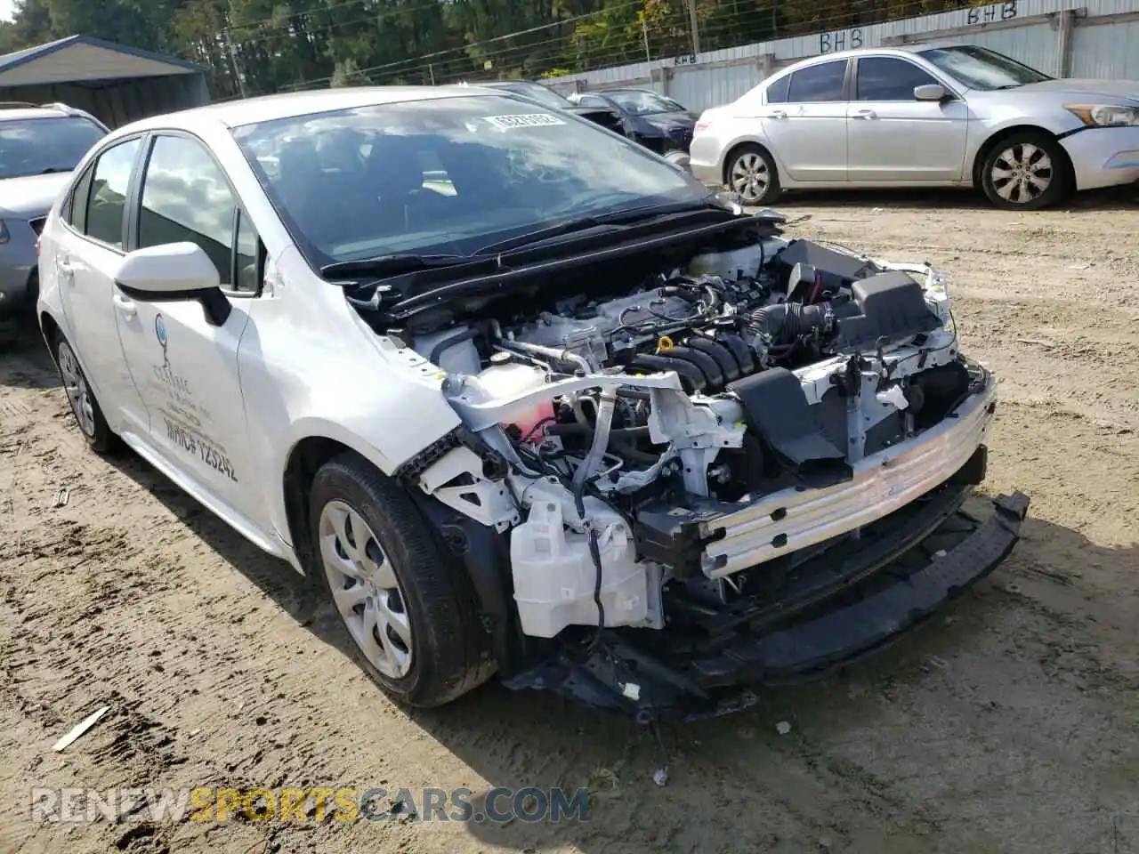 1 Photograph of a damaged car JTDEPMAE9MJ187662 TOYOTA COROLLA 2021