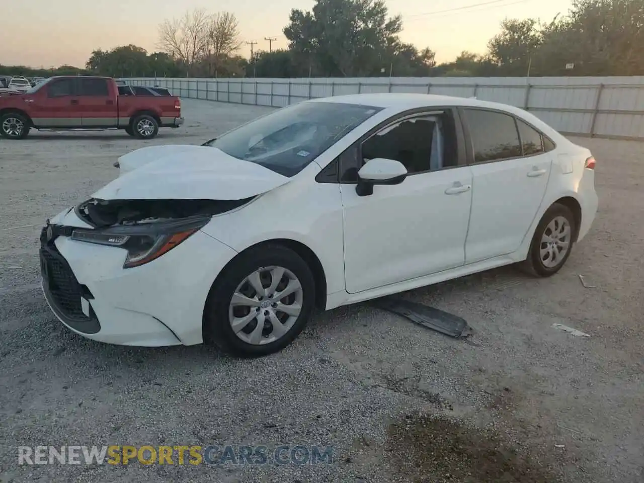 1 Photograph of a damaged car JTDEPMAE9MJ188309 TOYOTA COROLLA 2021