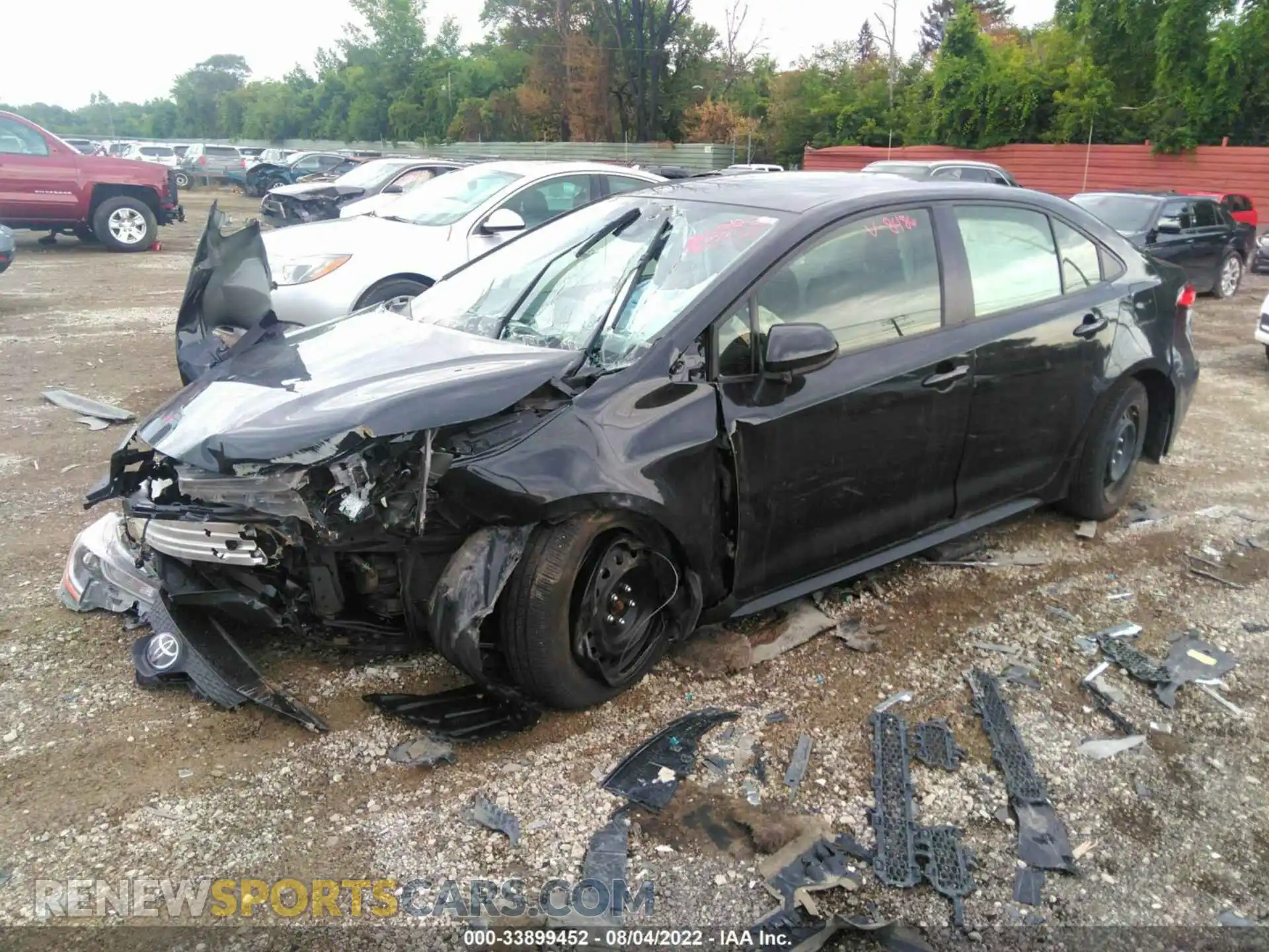 2 Photograph of a damaged car JTDEPMAE9MJ188486 TOYOTA COROLLA 2021