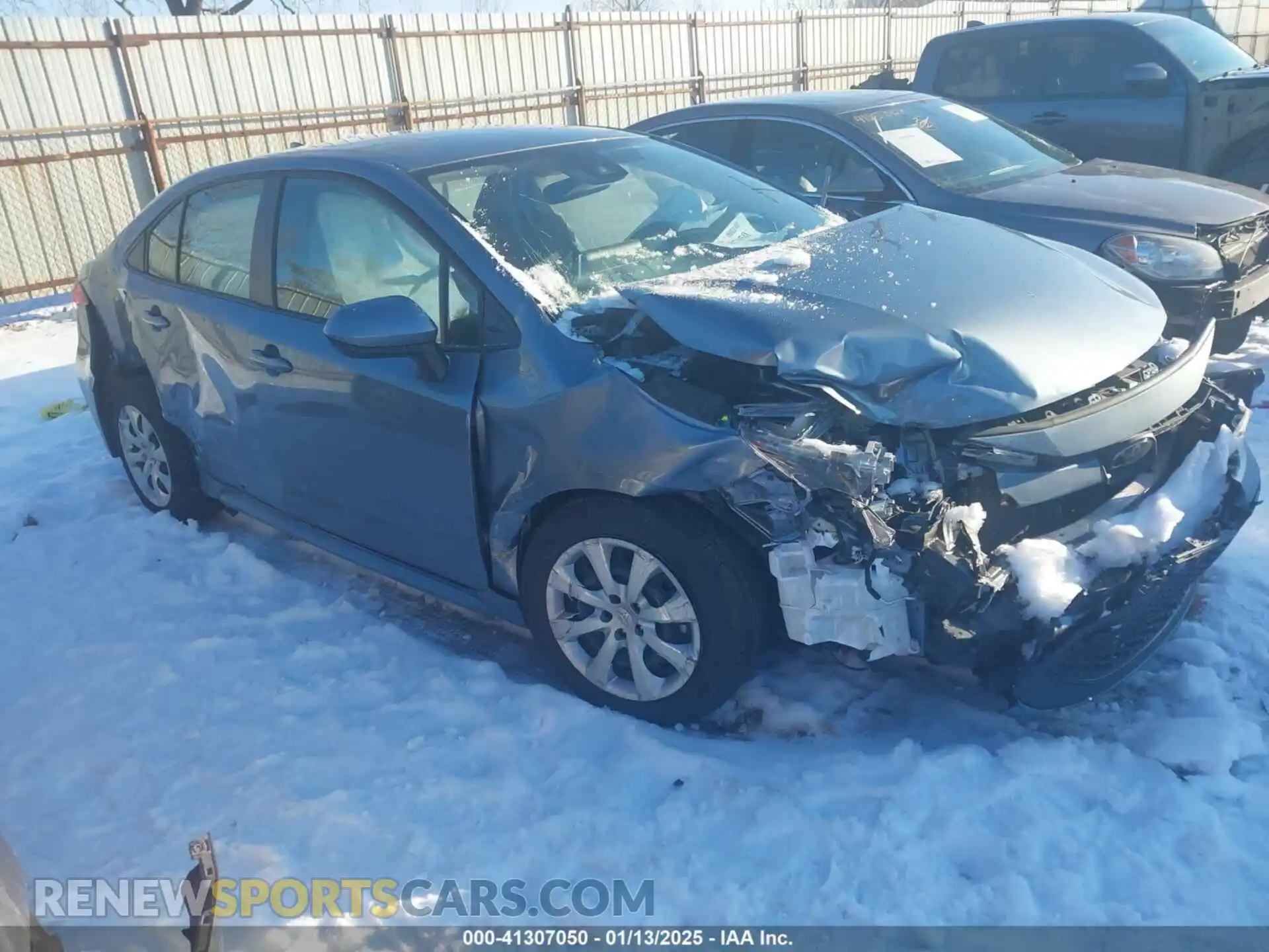 1 Photograph of a damaged car JTDEPMAE9MJ189752 TOYOTA COROLLA 2021