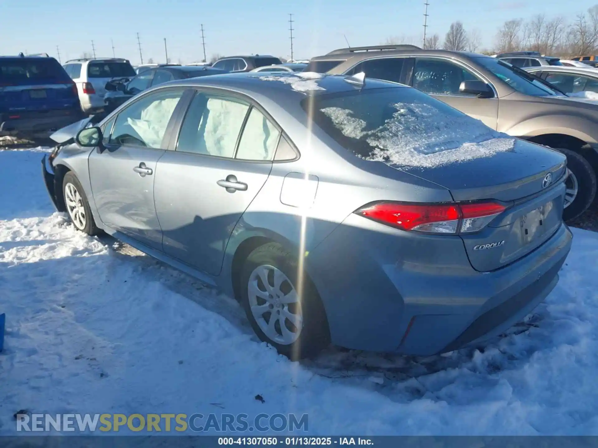 3 Photograph of a damaged car JTDEPMAE9MJ189752 TOYOTA COROLLA 2021