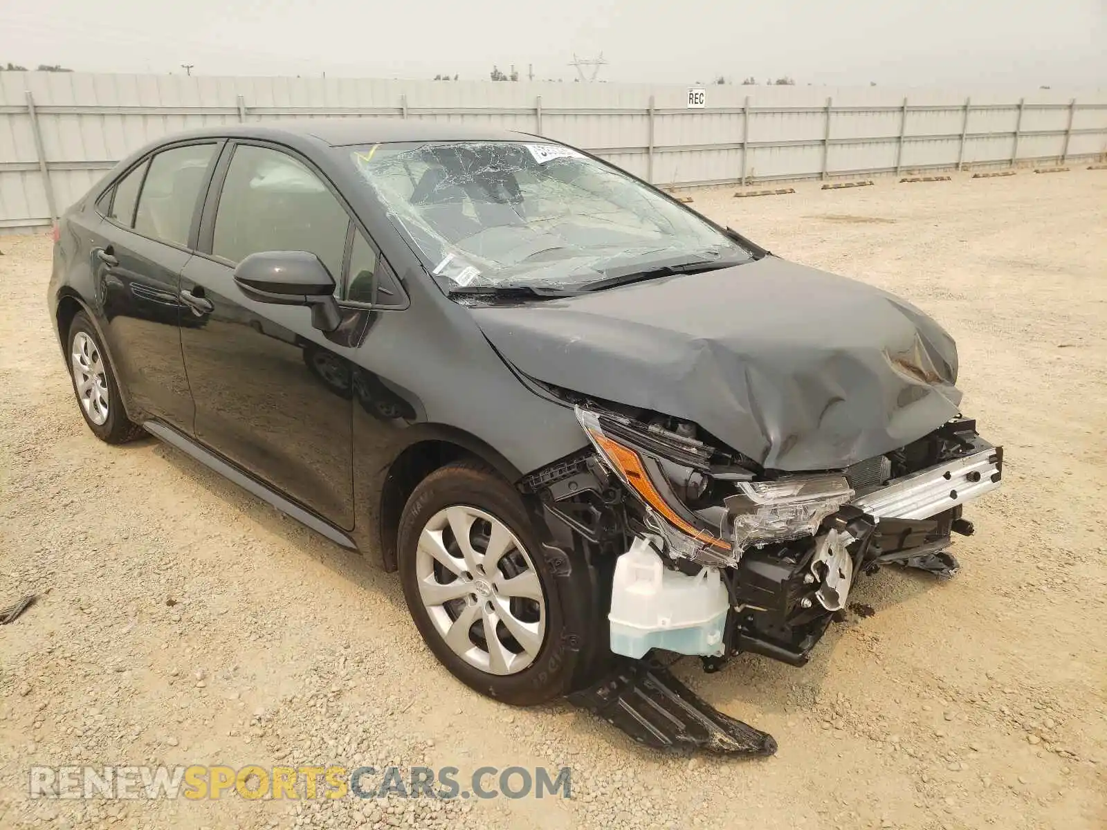 1 Photograph of a damaged car JTDEPMAE9MJ190075 TOYOTA COROLLA 2021