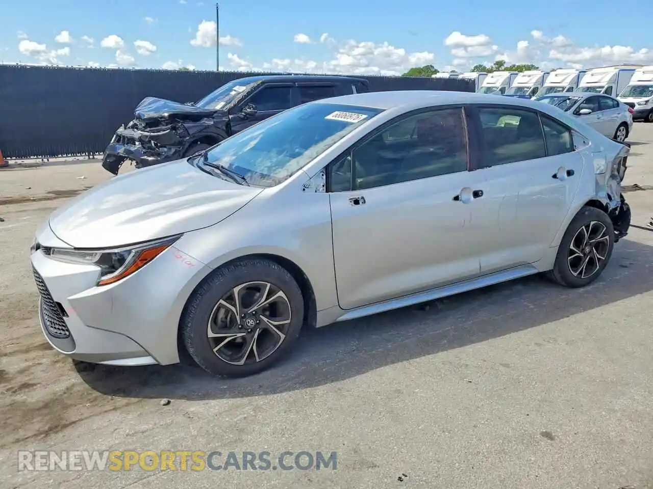 1 Photograph of a damaged car JTDEPMAEXMJ117524 TOYOTA COROLLA 2021