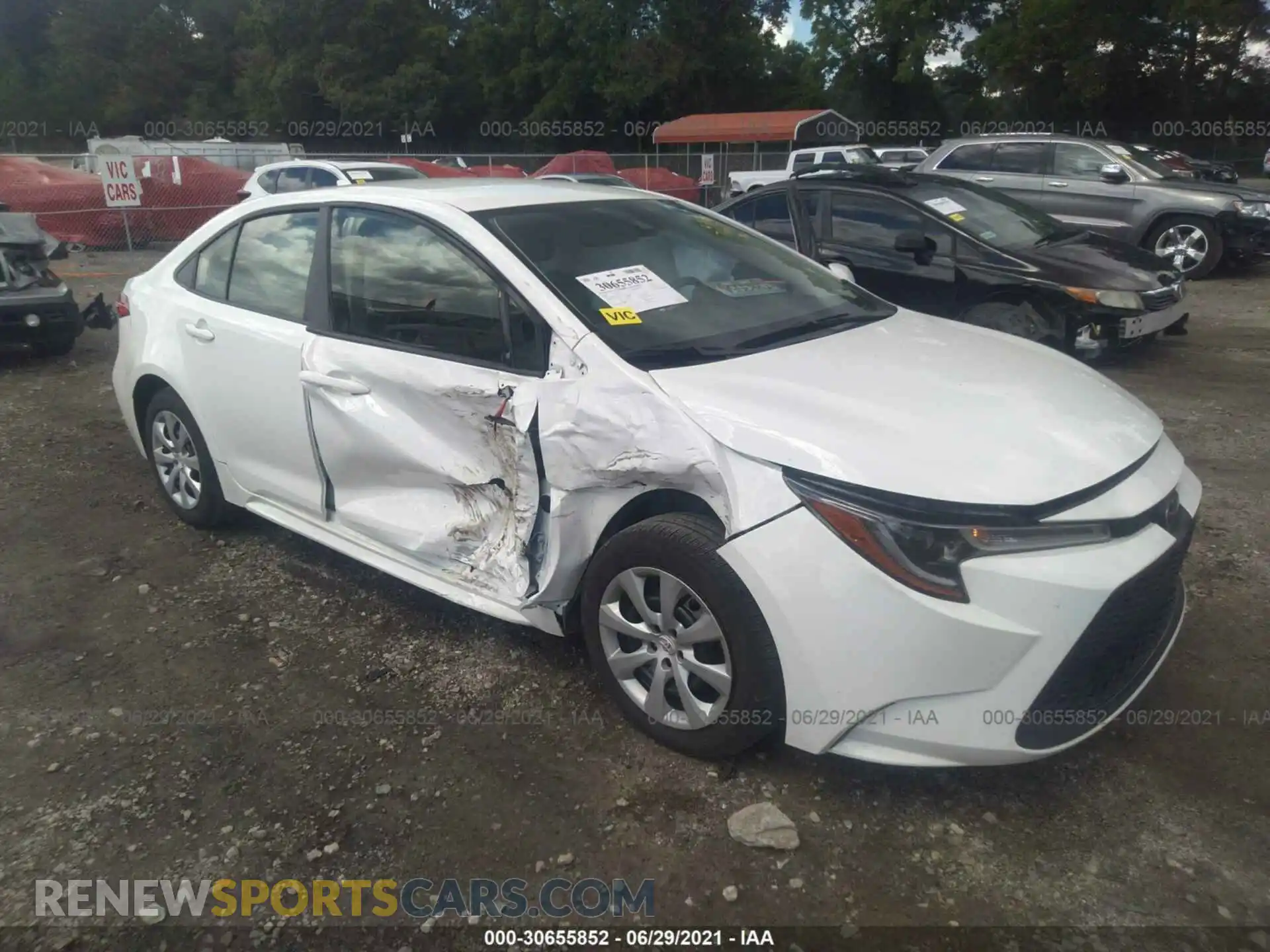 1 Photograph of a damaged car JTDEPMAEXMJ117667 TOYOTA COROLLA 2021