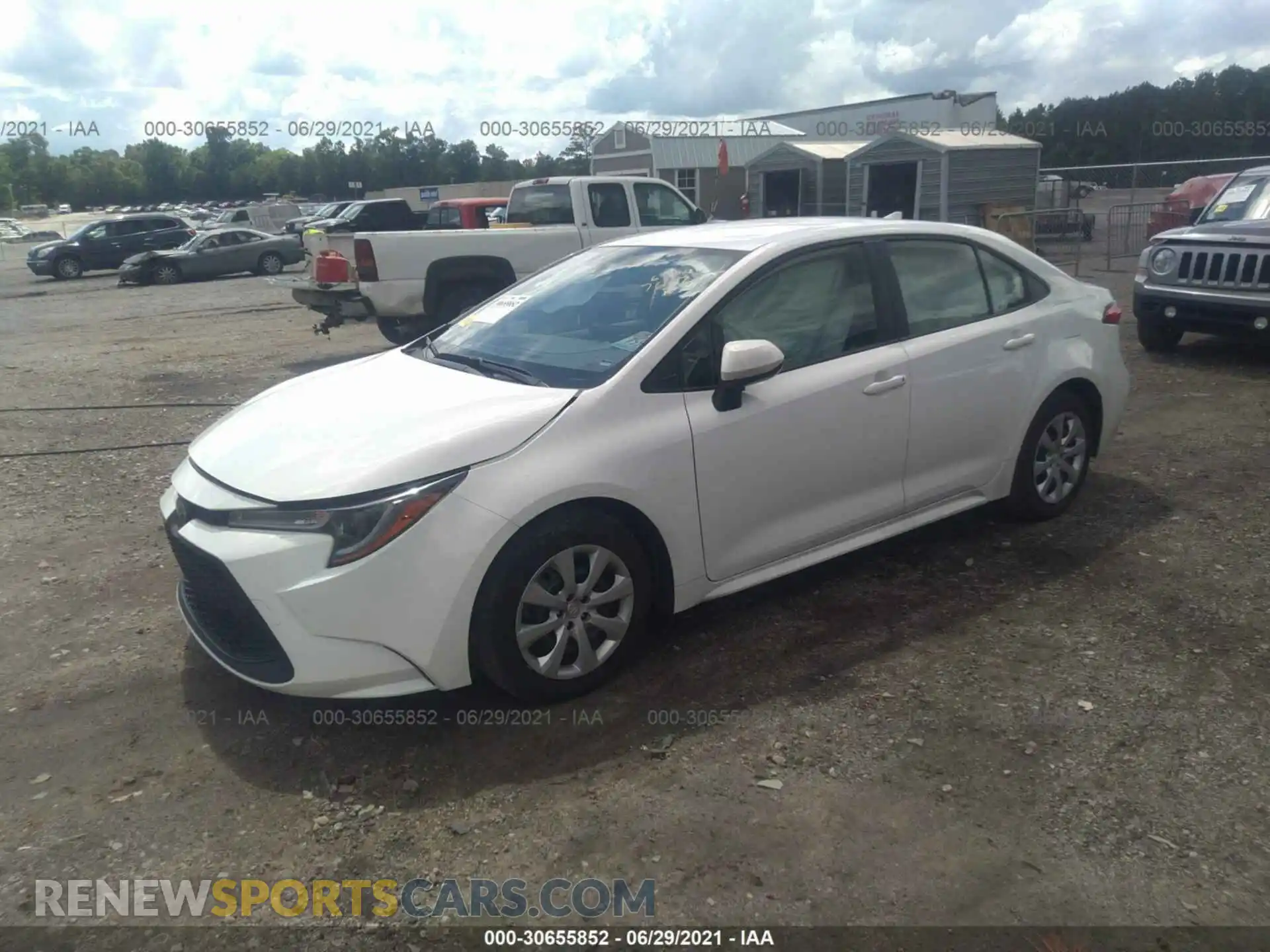 2 Photograph of a damaged car JTDEPMAEXMJ117667 TOYOTA COROLLA 2021