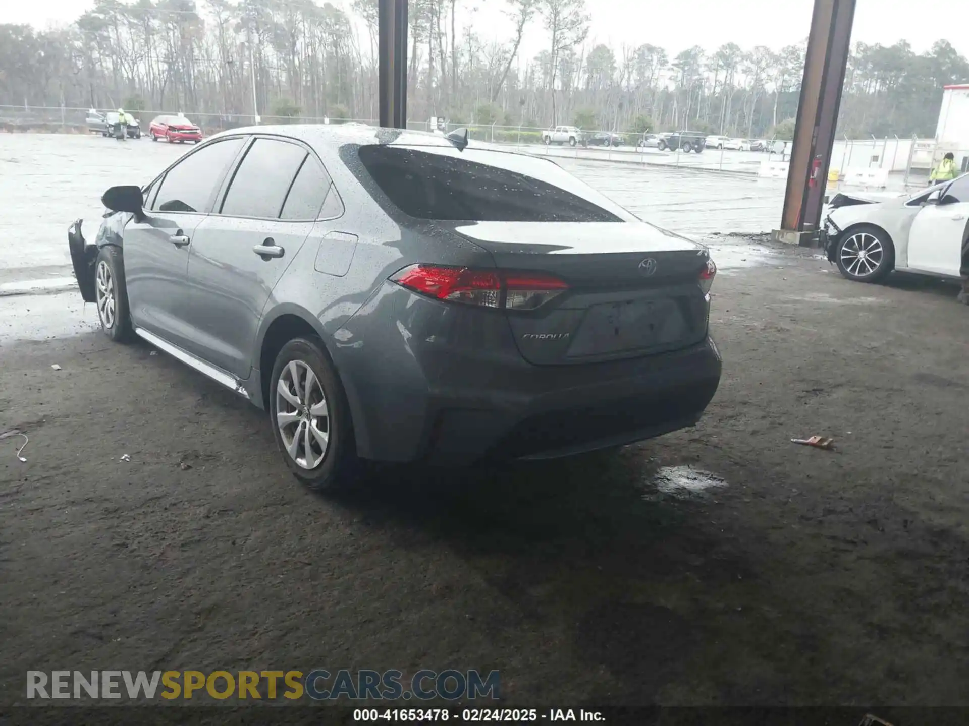 3 fotografías del automóvil dañado JTDEPMAEXMJ118351 TOYOTA COROLLA 2021