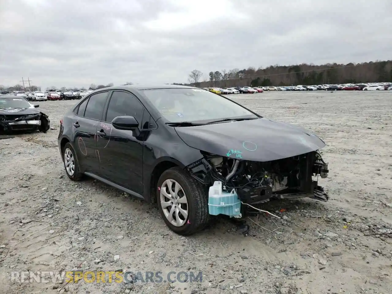 1 fotografías del automóvil dañado JTDEPMAEXMJ123937 TOYOTA COROLLA 2021