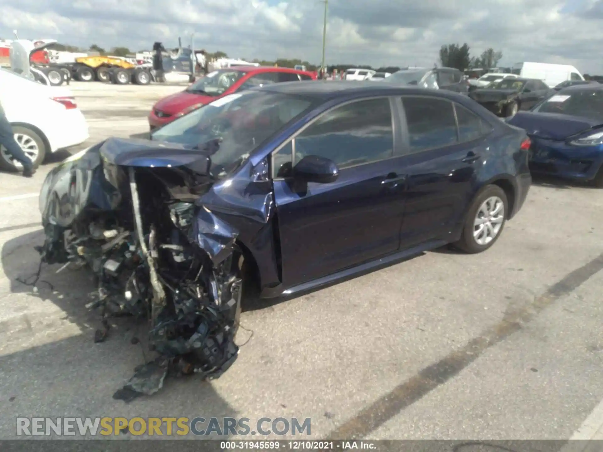 2 Photograph of a damaged car JTDEPMAEXMJ124246 TOYOTA COROLLA 2021