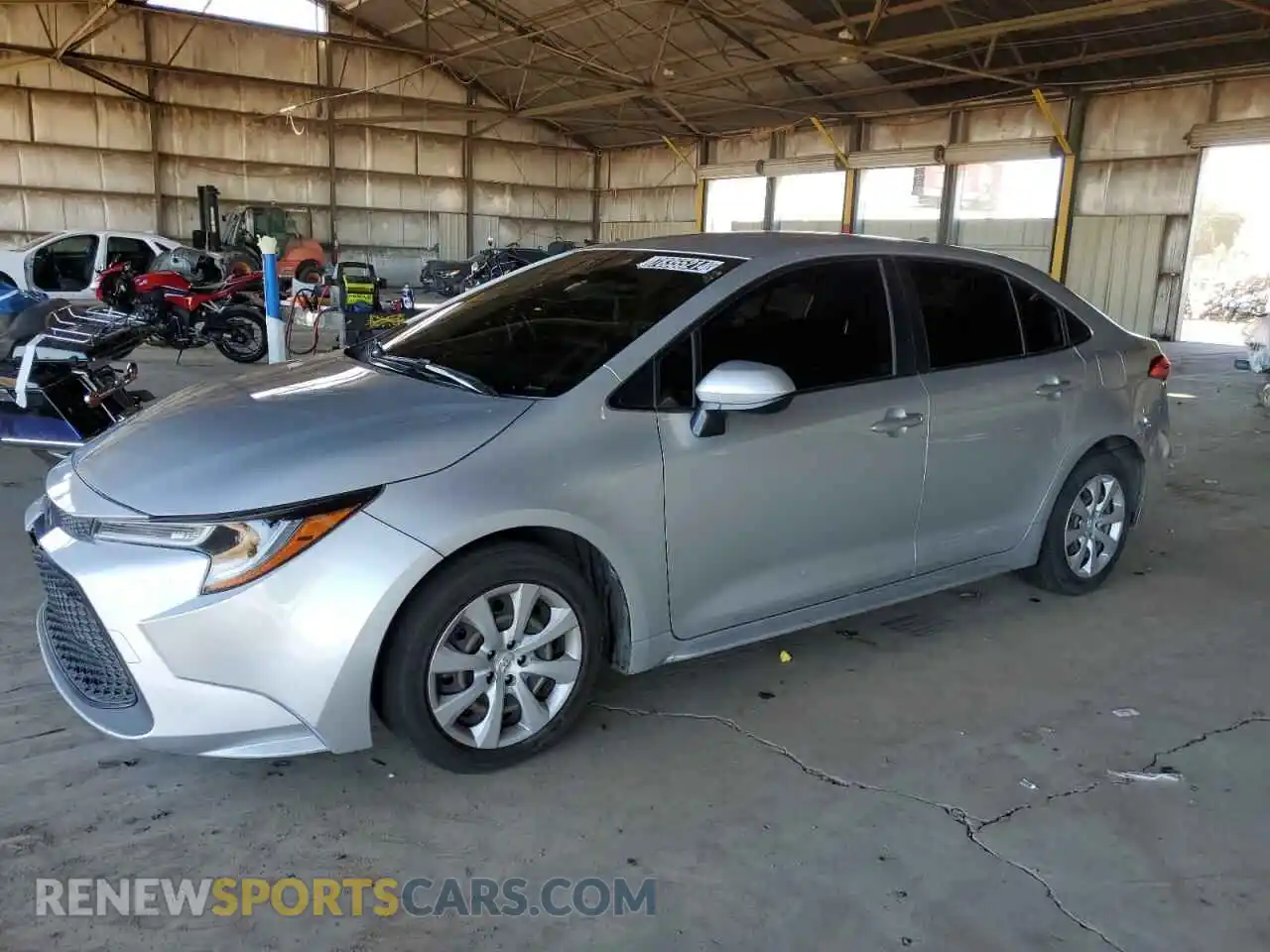 1 Photograph of a damaged car JTDEPMAEXMJ125073 TOYOTA COROLLA 2021