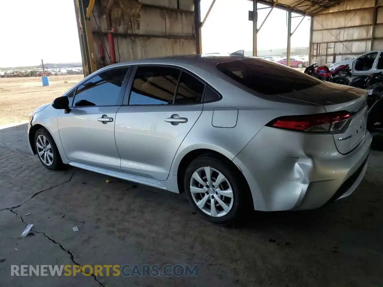 2 Photograph of a damaged car JTDEPMAEXMJ125073 TOYOTA COROLLA 2021