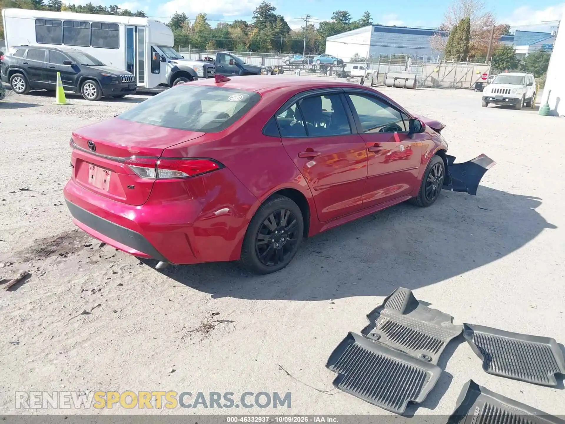 3 fotografías del automóvil dañado JTDEPMAEXMJ130872 TOYOTA COROLLA 2021