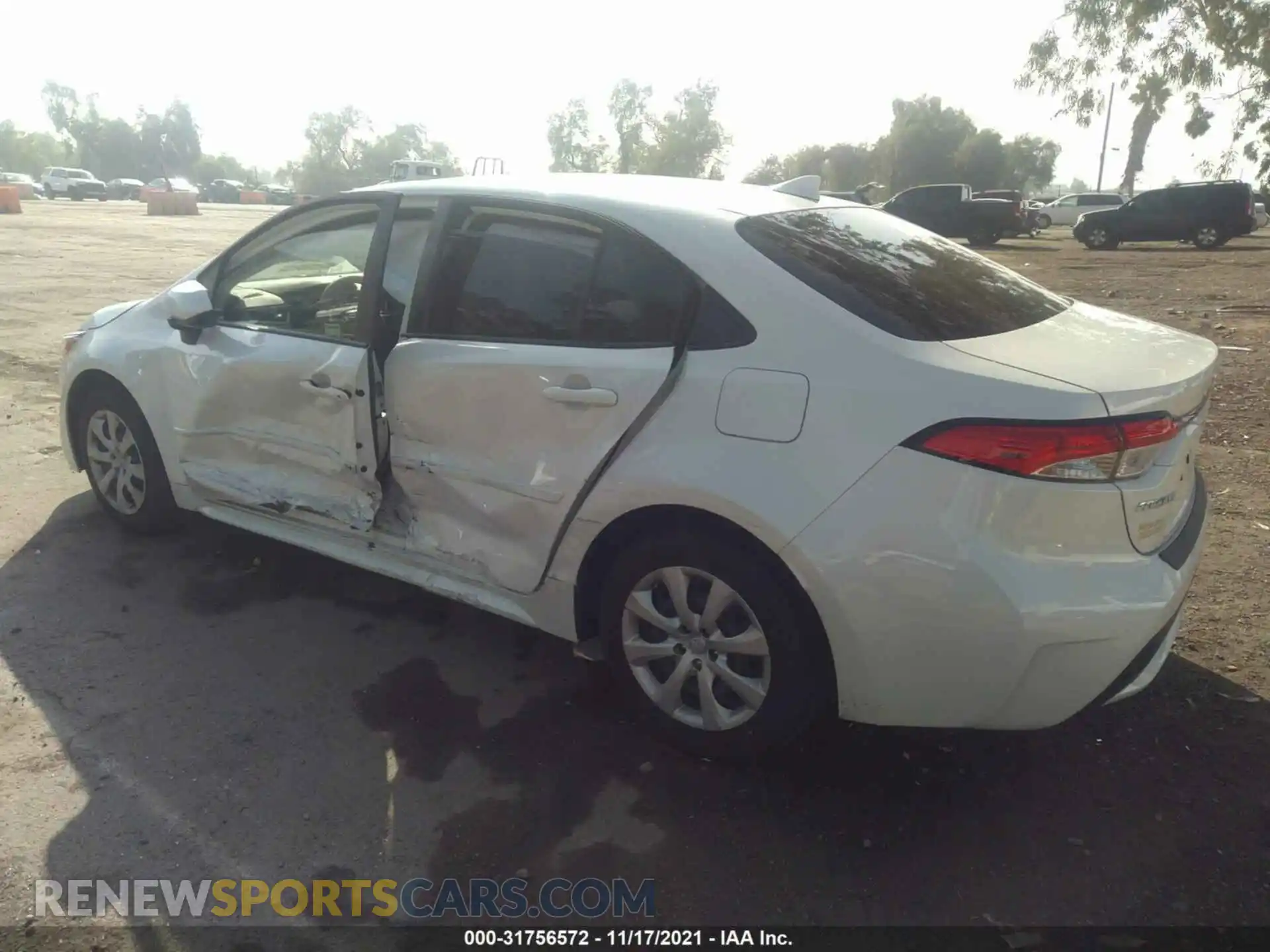 3 Photograph of a damaged car JTDEPMAEXMJ131360 TOYOTA COROLLA 2021