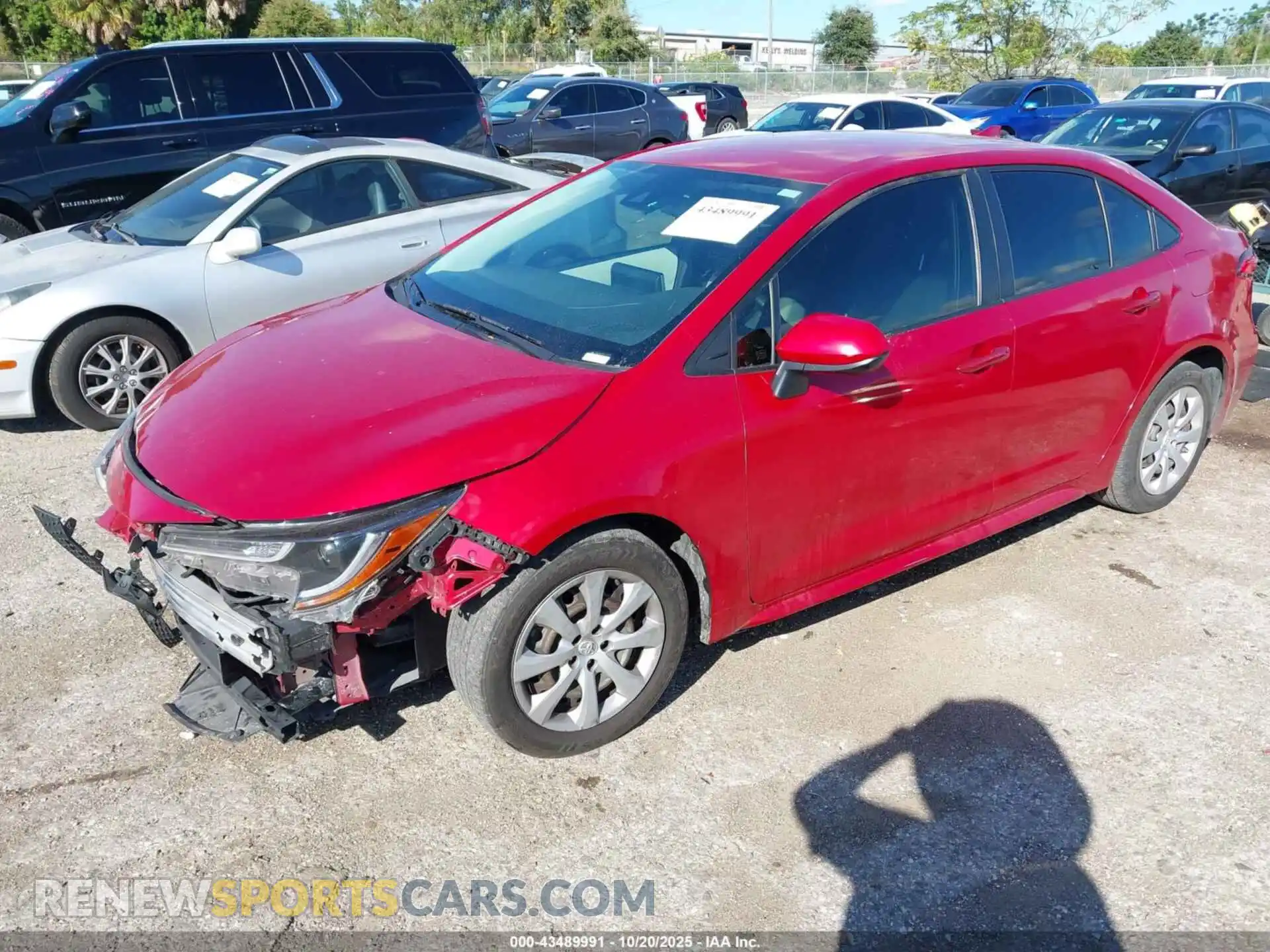 2 Photograph of a damaged car JTDEPMAEXMJ137725 TOYOTA COROLLA 2021