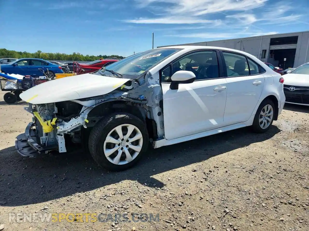 1 fotografías del automóvil dañado JTDEPMAEXMJ140382 TOYOTA COROLLA 2021
