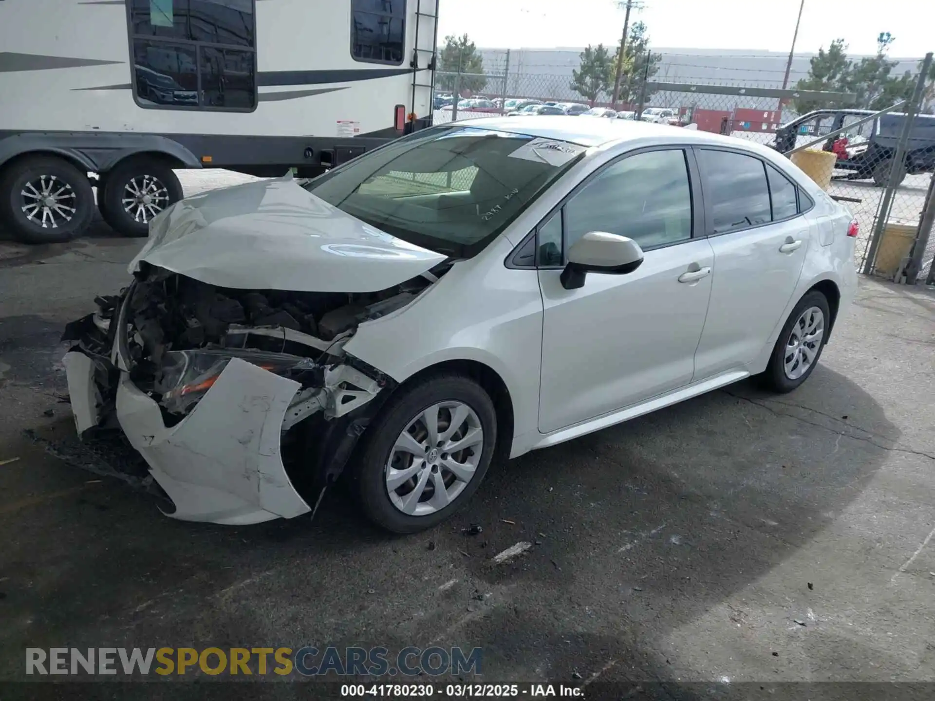 2 Photograph of a damaged car JTDEPMAEXMJ142987 TOYOTA COROLLA 2021