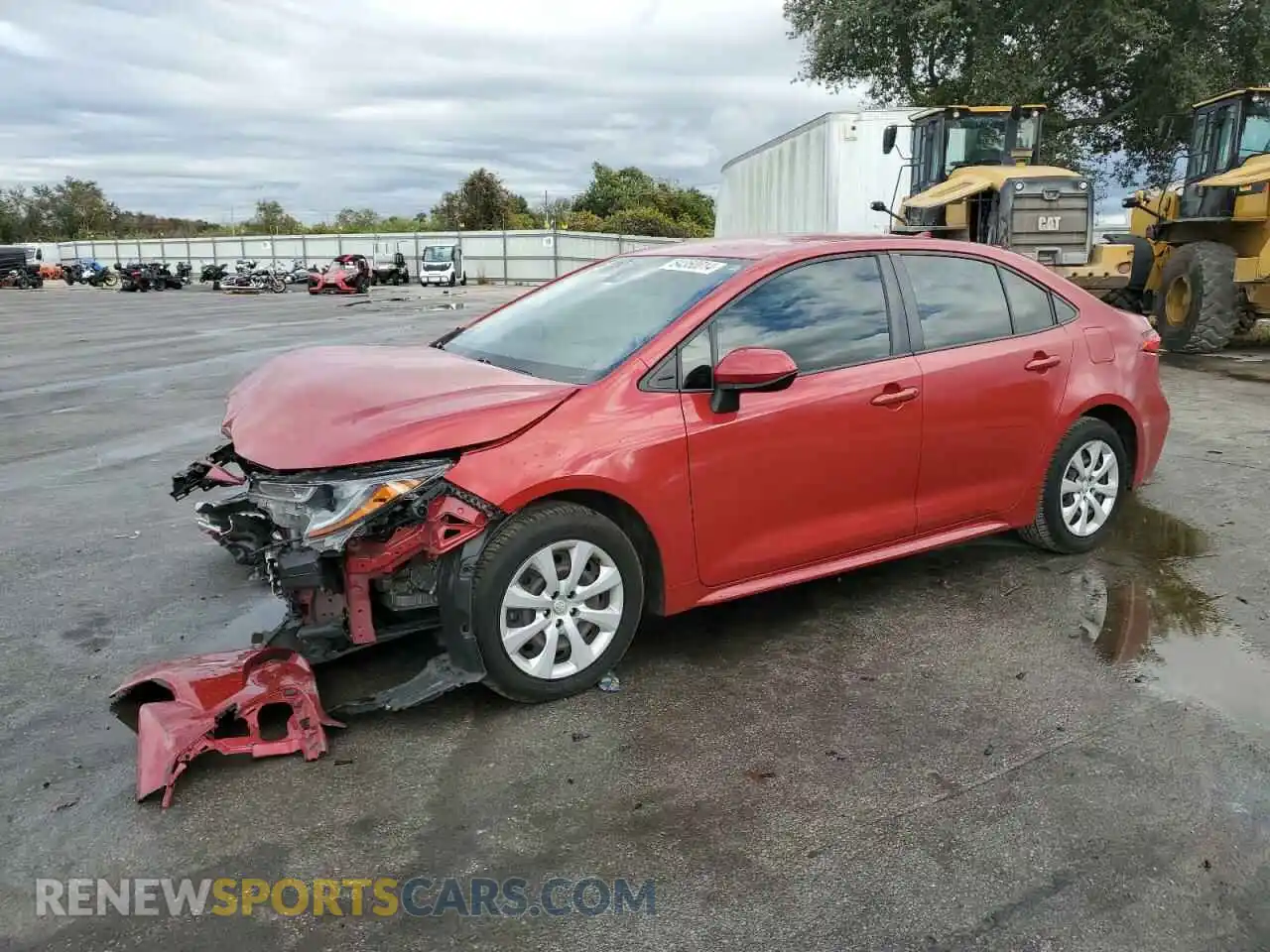 1 Photograph of a damaged car JTDEPMAEXMJ144013 TOYOTA COROLLA 2021