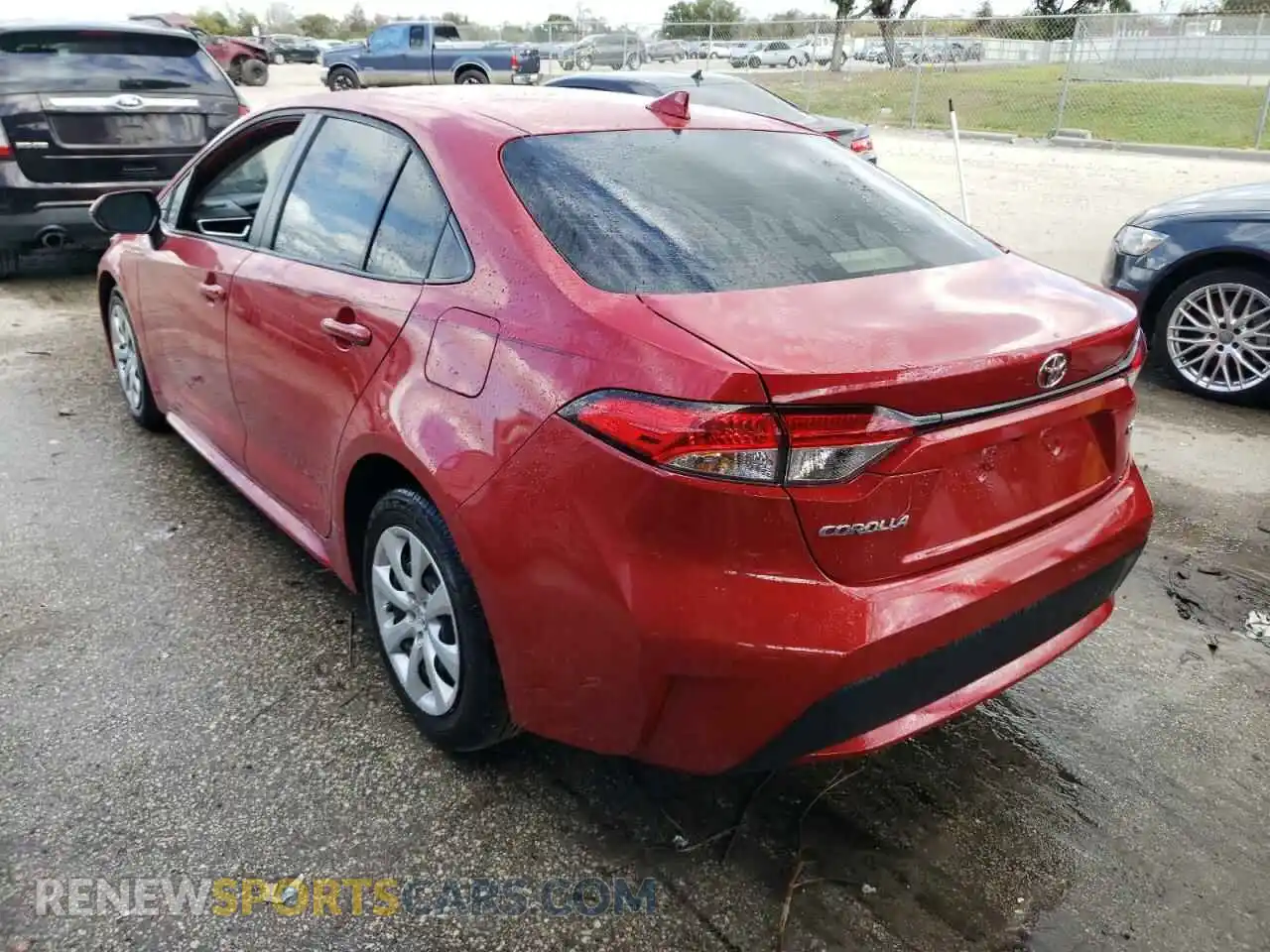 3 Photograph of a damaged car JTDEPMAEXMJ144321 TOYOTA COROLLA 2021