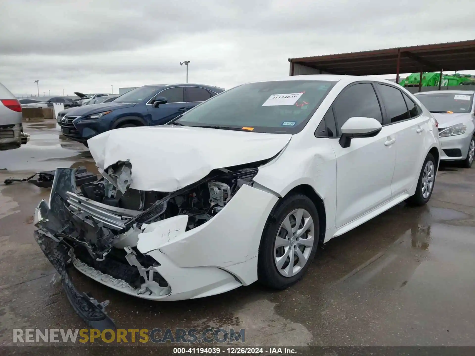 2 Photograph of a damaged car JTDEPMAEXMJ145551 TOYOTA COROLLA 2021