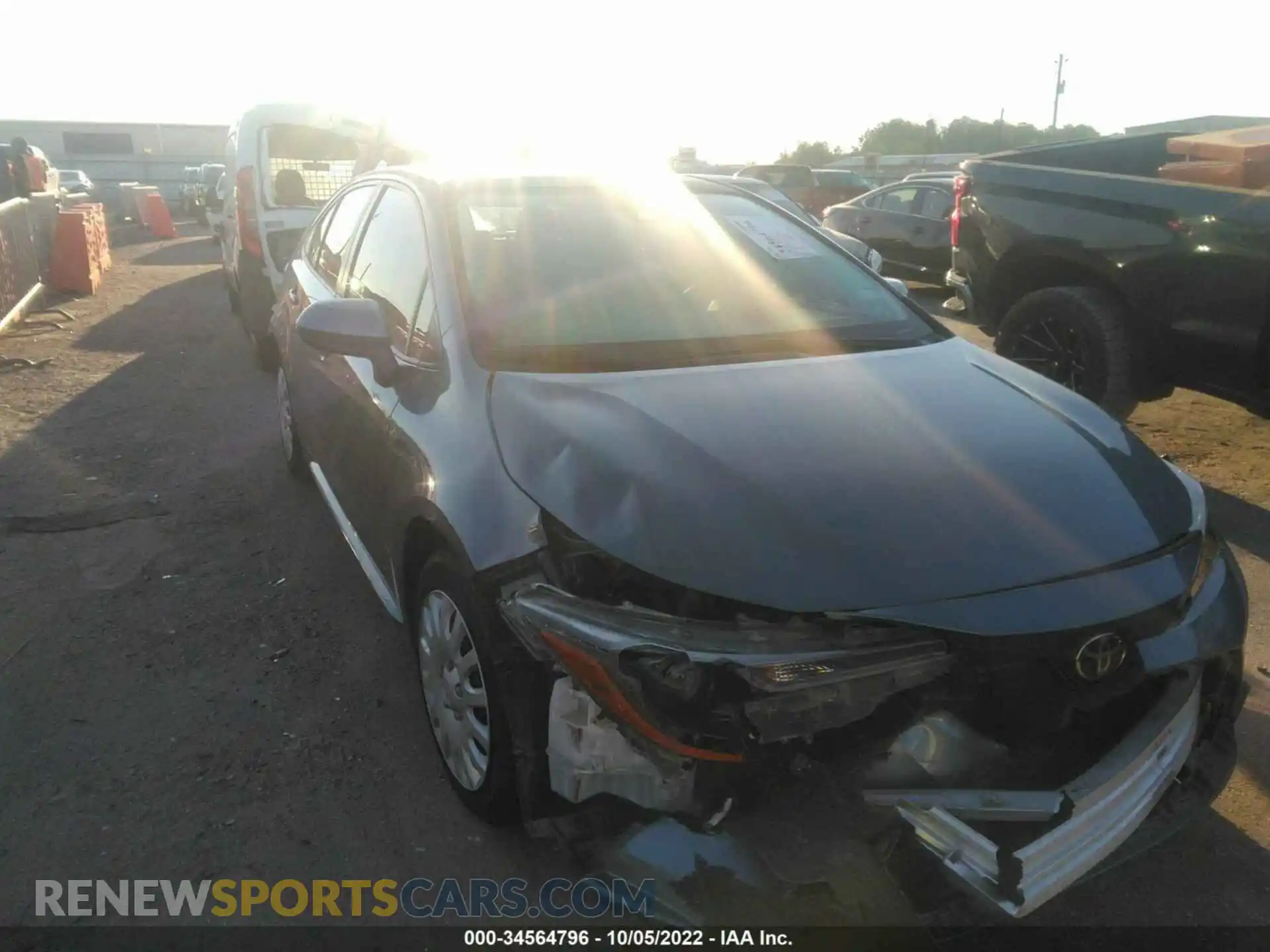 1 Photograph of a damaged car JTDEPMAEXMJ146117 TOYOTA COROLLA 2021