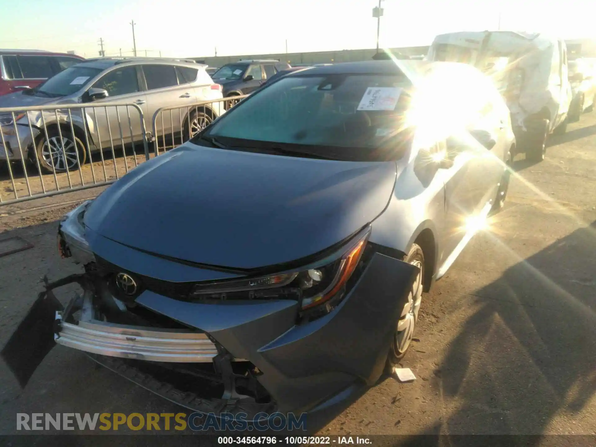 2 Photograph of a damaged car JTDEPMAEXMJ146117 TOYOTA COROLLA 2021